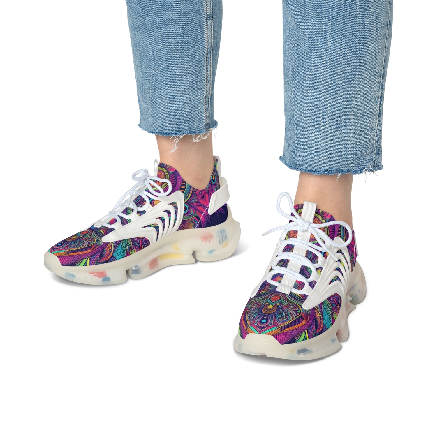 Women's Sneakers - Psychedelic - Pardalês_Free Lifestyle