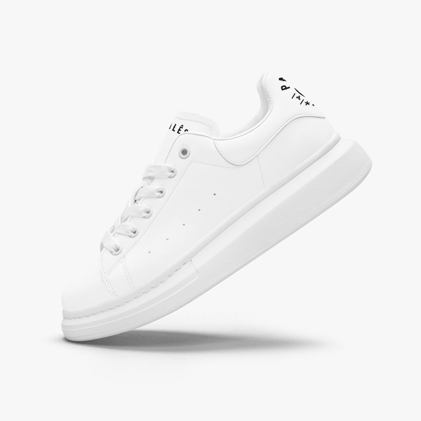 Sneakers Unisex Leather Oversized White - Pardalês_Free Lifestyle