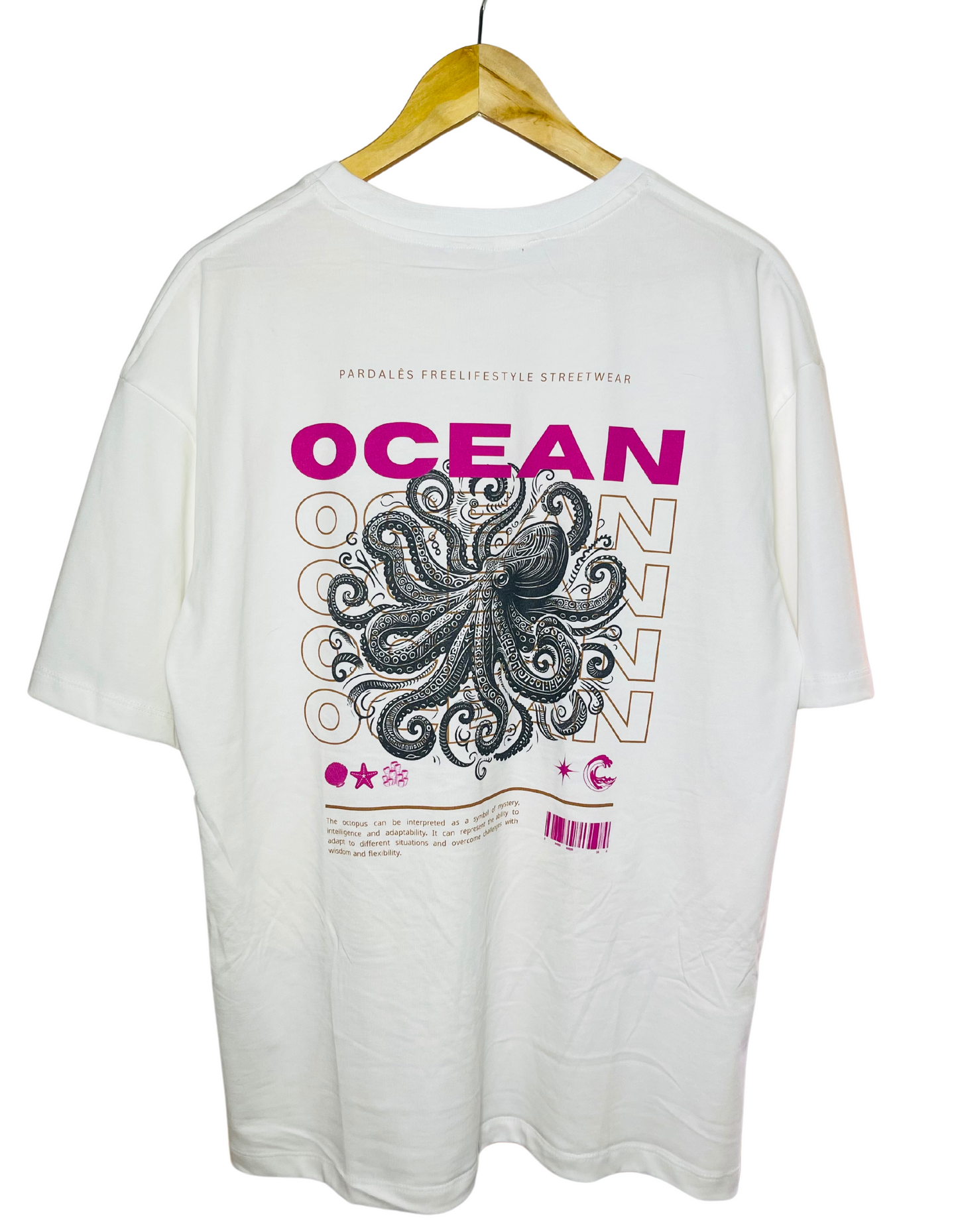 T-shirt Unisex Oversize Octopus