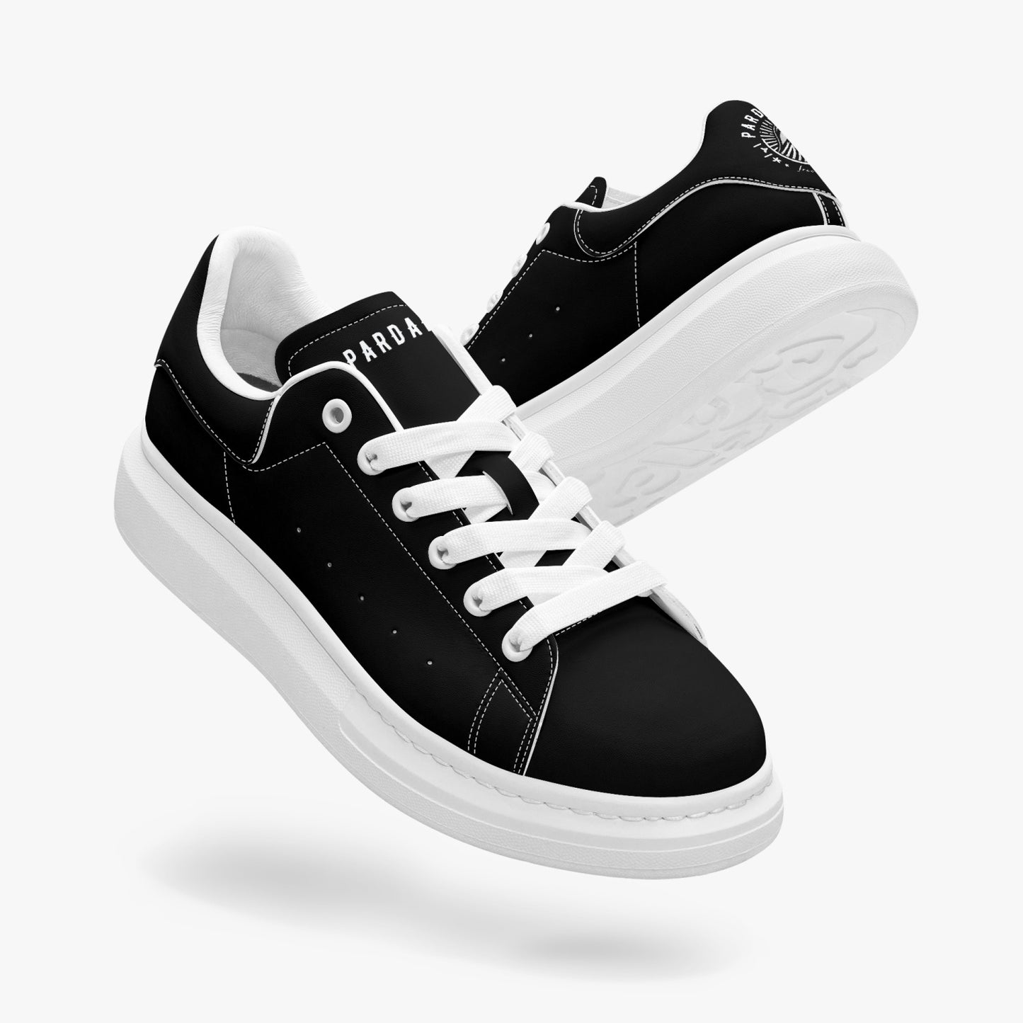 Sneakers Unisex Leather Oversized Black - Pardalês_Free Lifestyle
