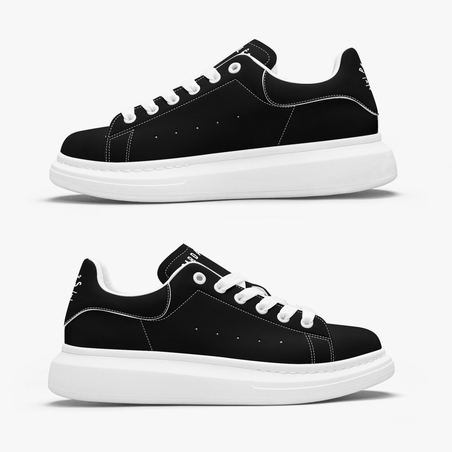 Sneakers Unisex Leather Oversized Black - Pardalês_Free Lifestyle