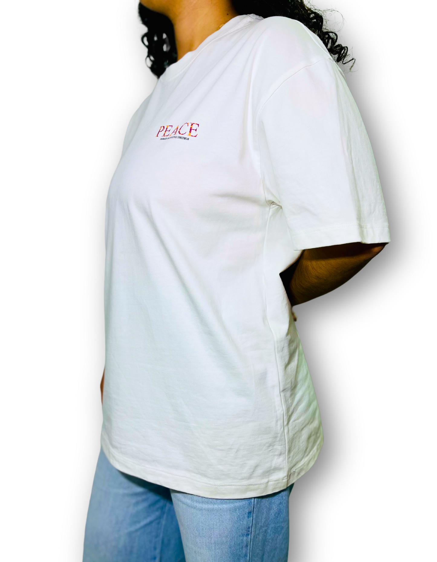 T-shirt Unisex Oversize Peace - Pardalês_Free Lifestyle
