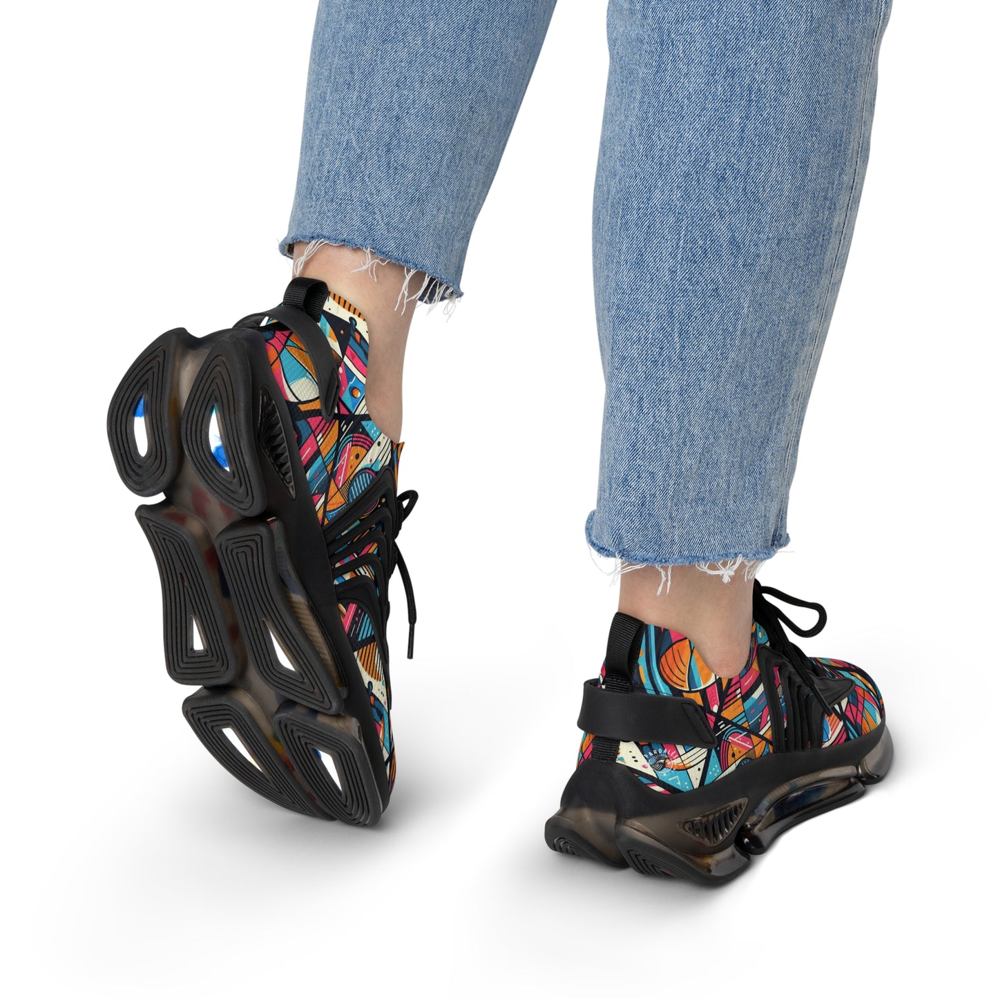 Women's Sneakers - Sports Pattern - Pardalês_Free Lifestyle