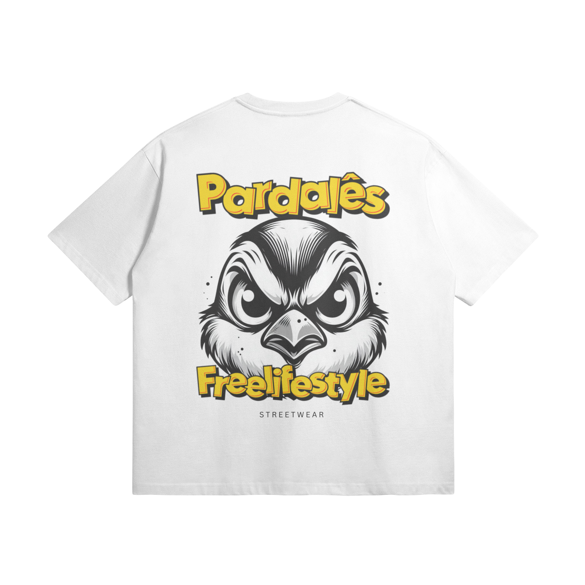 T-shirt Unisex Oversize Pardal - Pardalês_Free Lifestyle