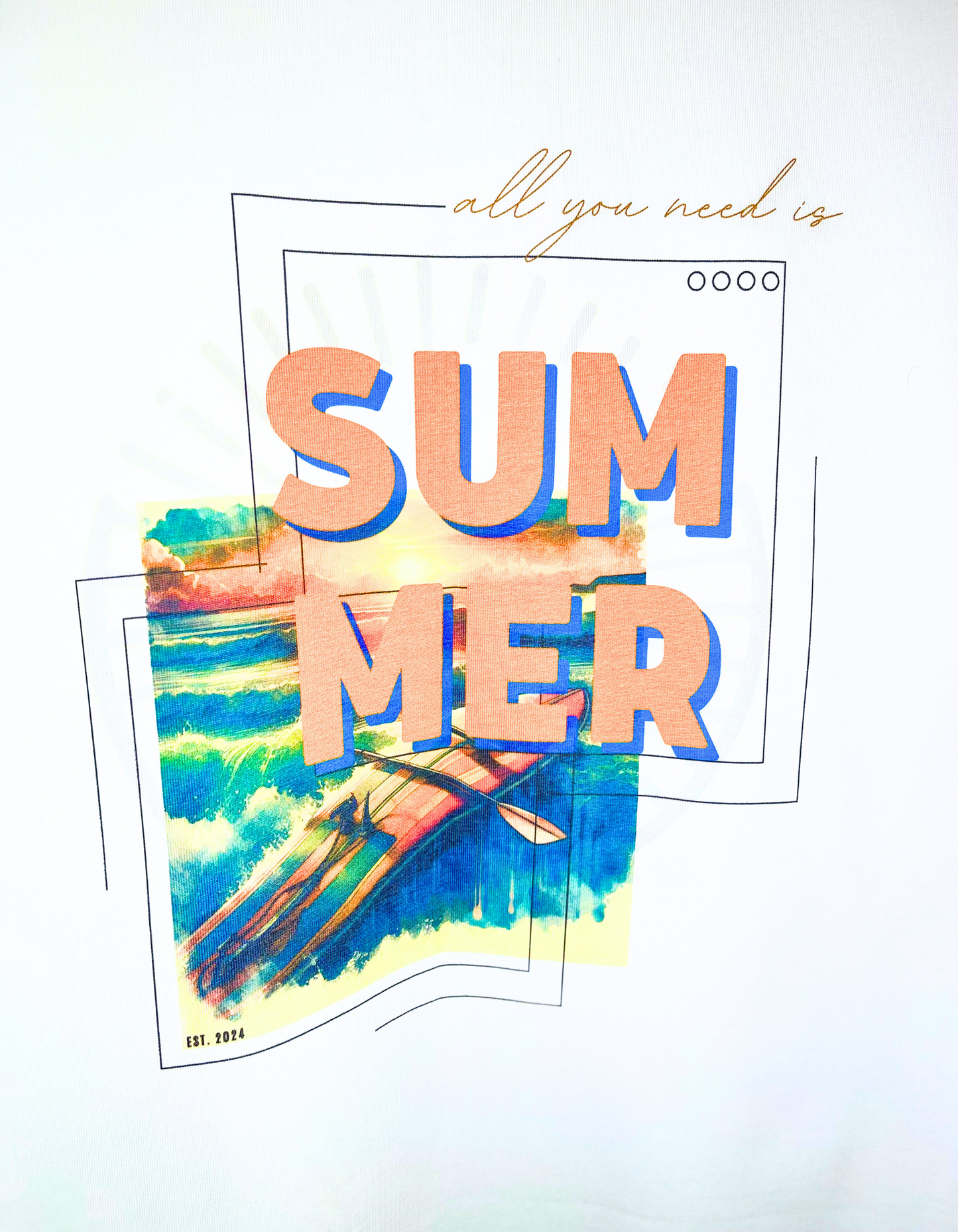 T-shirt Unisex Oversize Summer