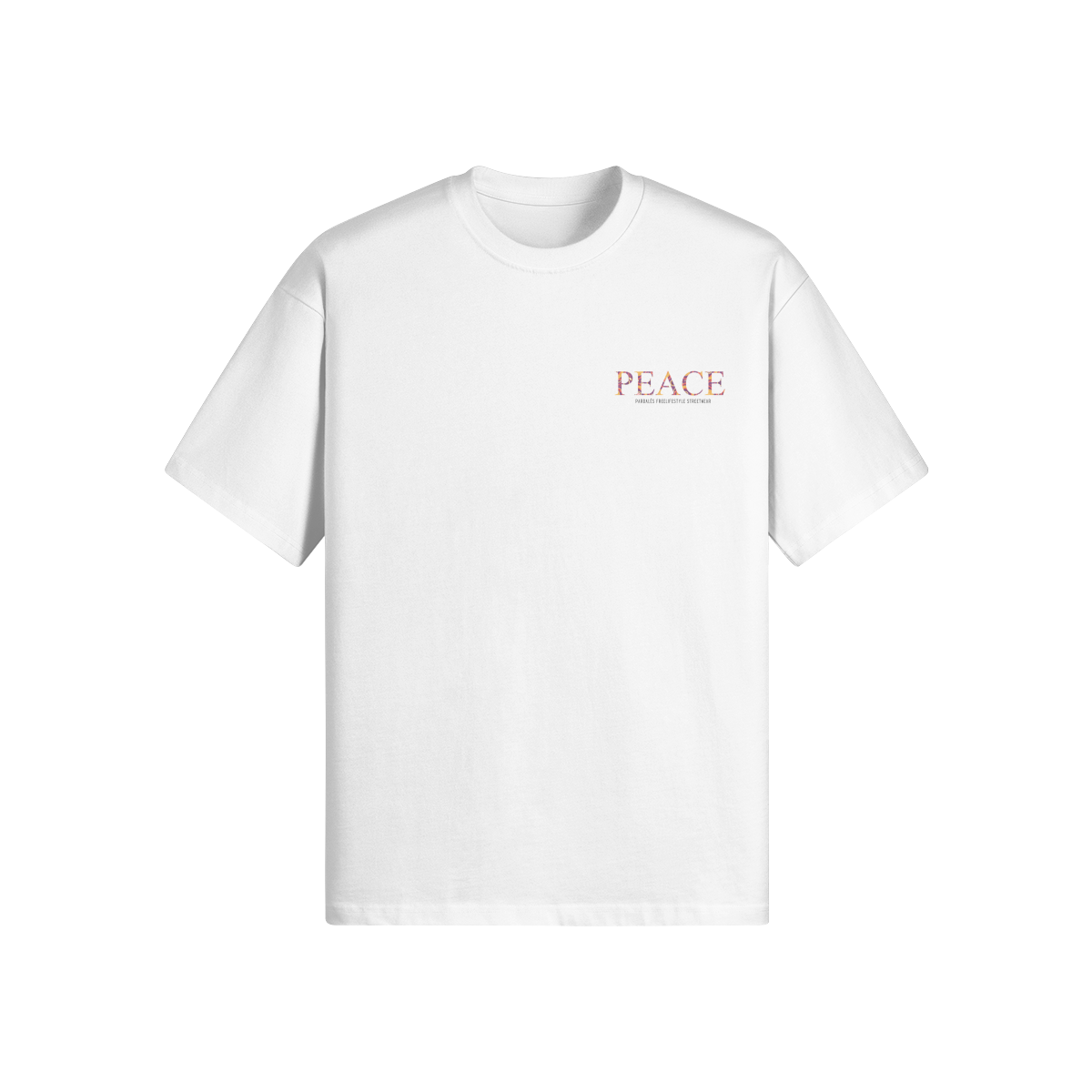 T-shirt Unisex Oversize Peace - Pardalês_Free Lifestyle