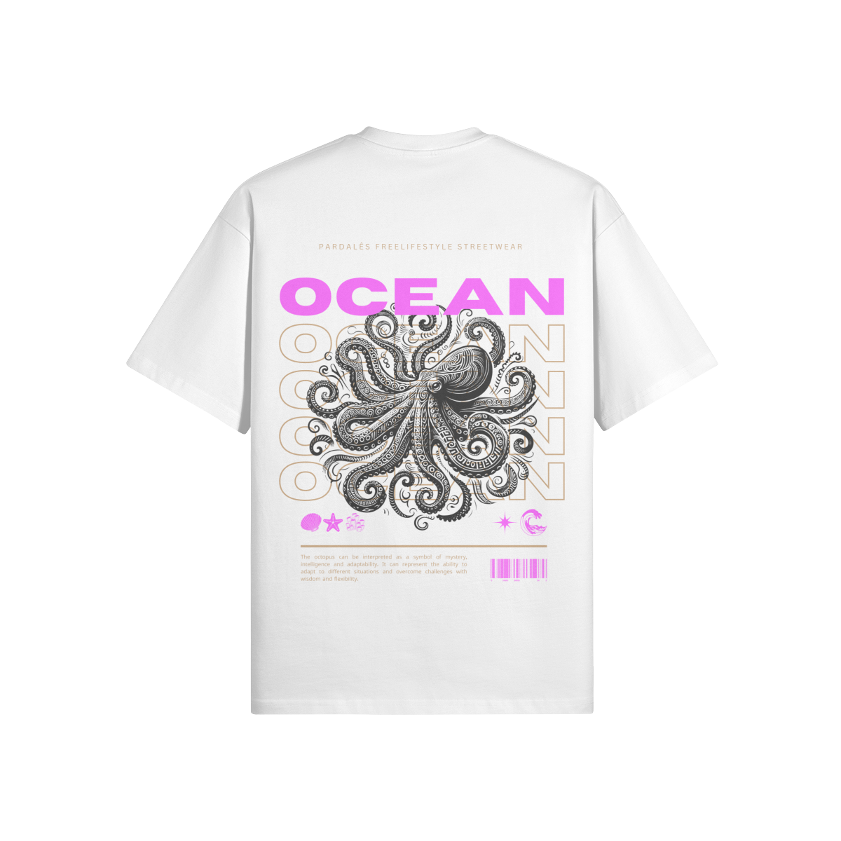 T-shirt Unisex Oversize Octopus