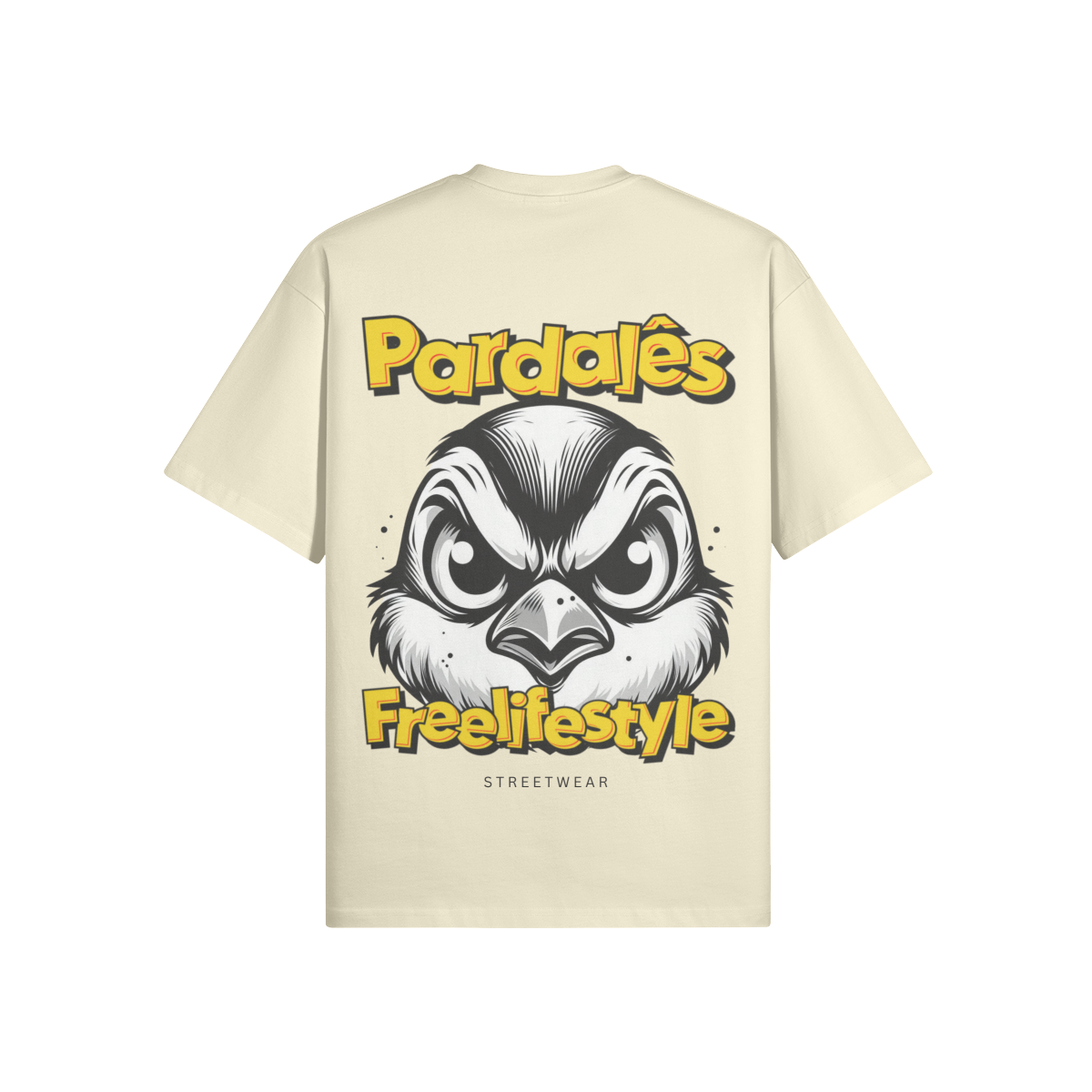 T-shirt Unisex Oversize Pardal - Pardalês_Free Lifestyle