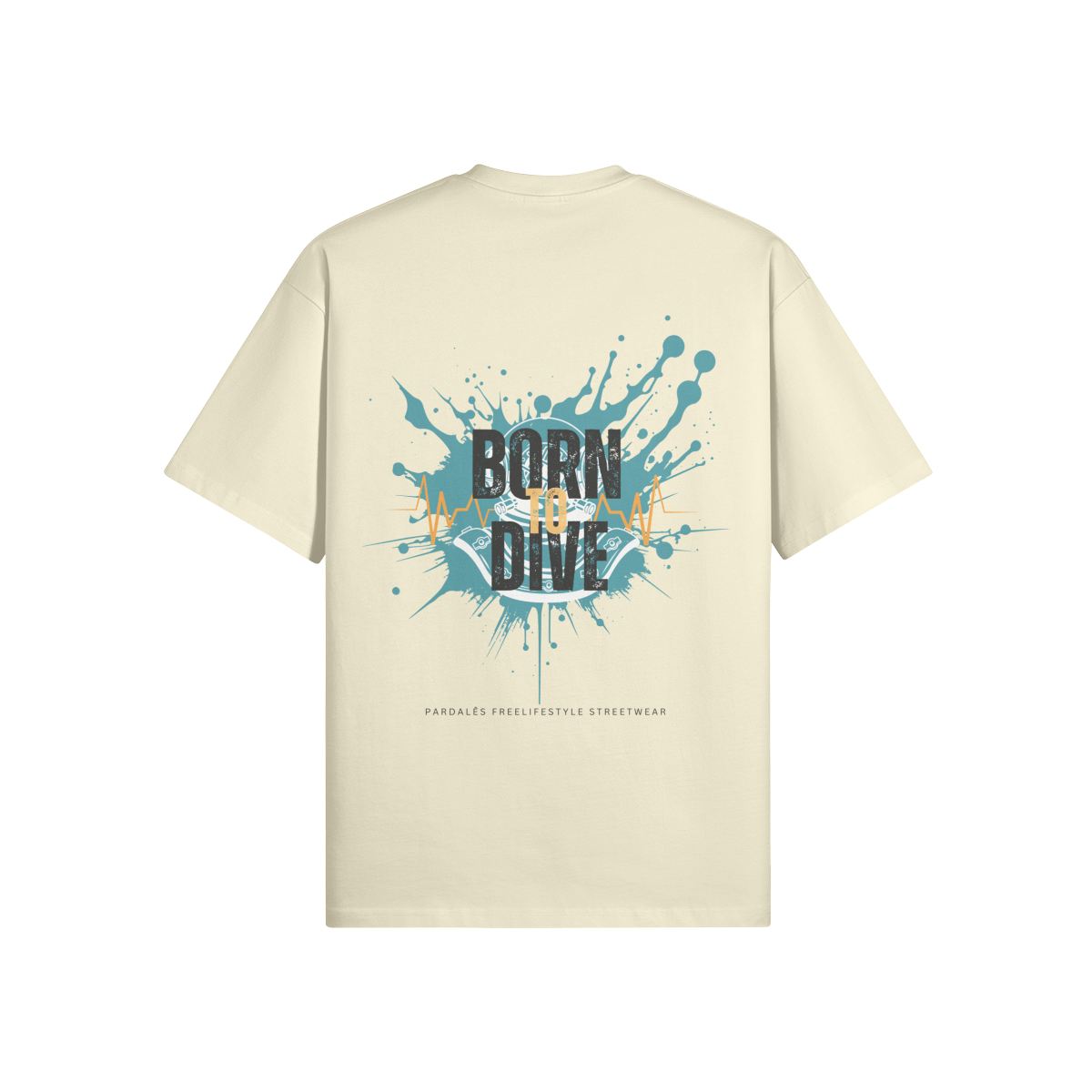 T-shirt Unisex Oversize Born Dive