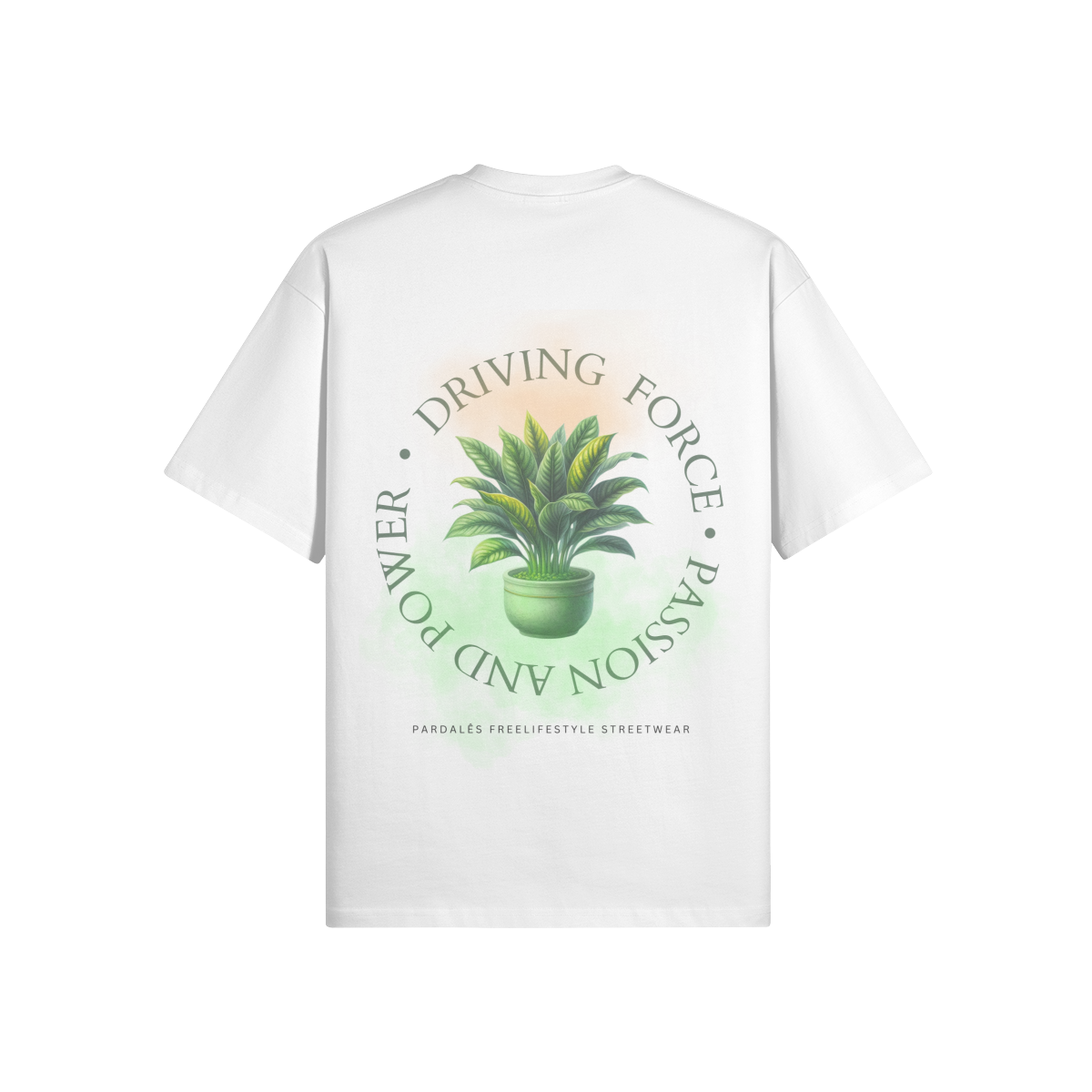 T-shirt Unisex Oversize Croton Petra Plant