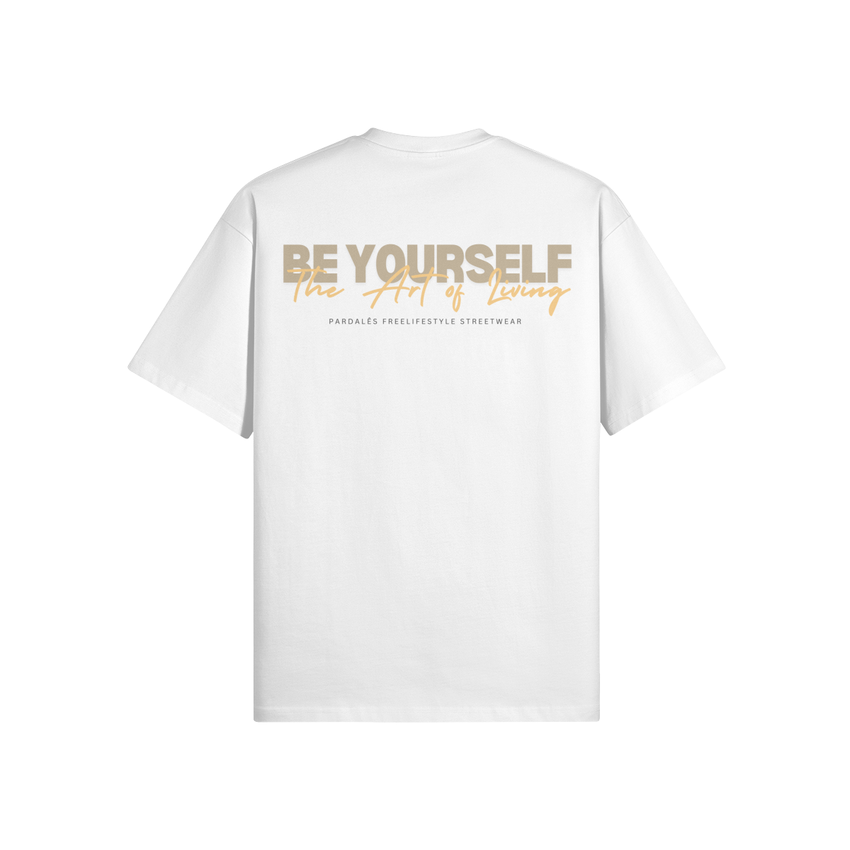 T-shirt Unisex Oversize Be Yourself - Pardalês_Free Lifestyle