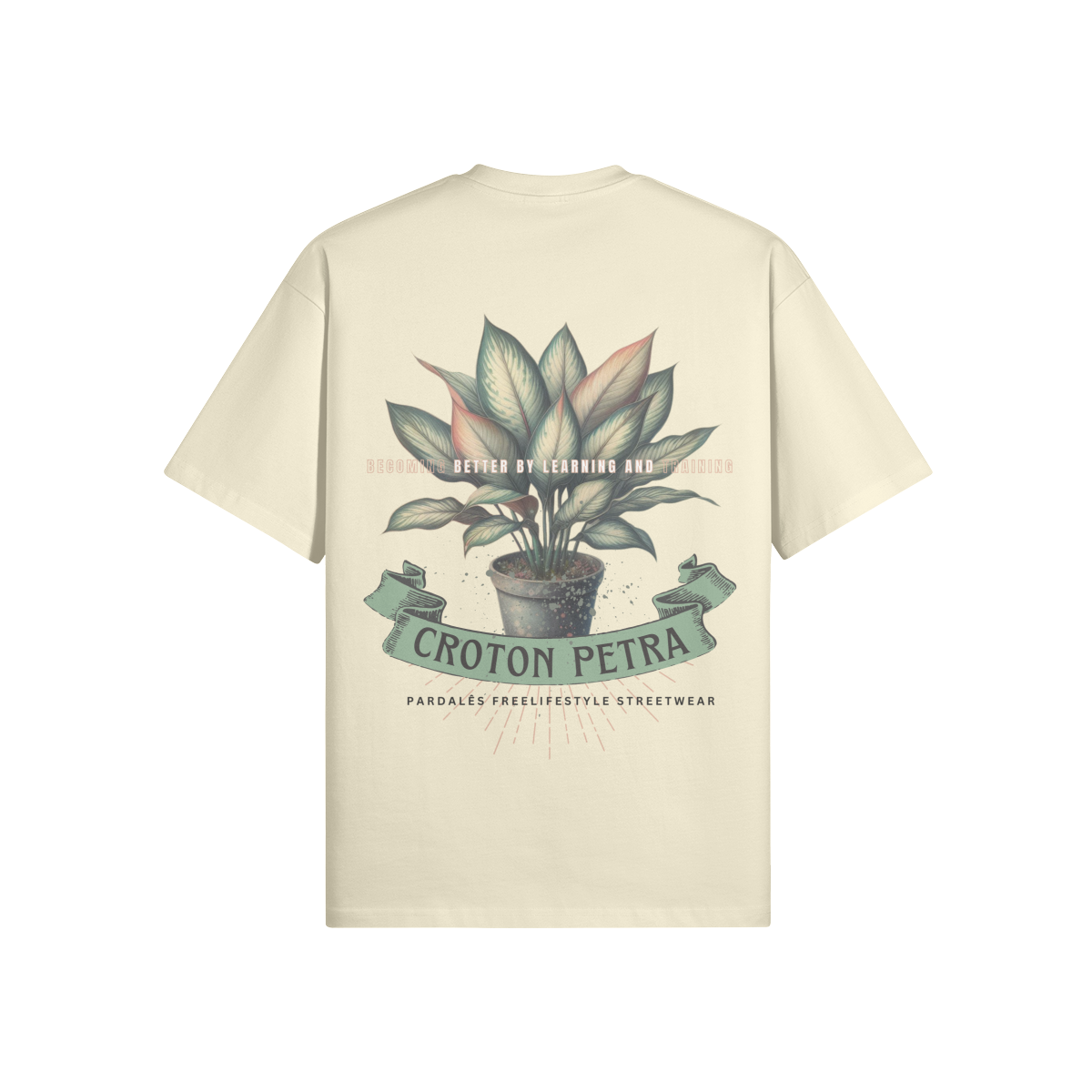 T-shirt Unisex Oversize Croton Petra Become Plant