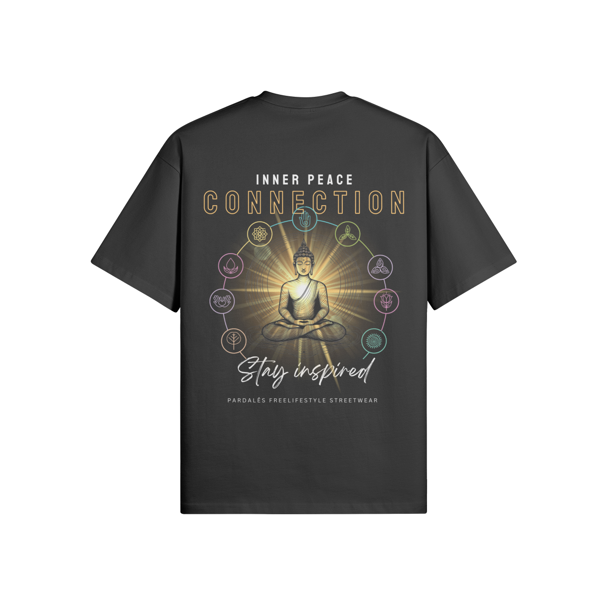 T-shirt Unisex Oversize Buddha Inner Connection