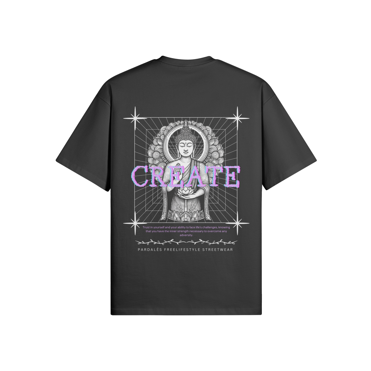 T-shirt Unisex Oversize Buddha Create