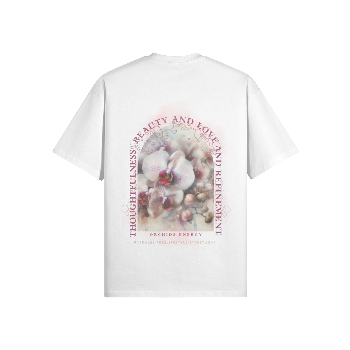T-shirt Unisex Oversize Orchid Plant
