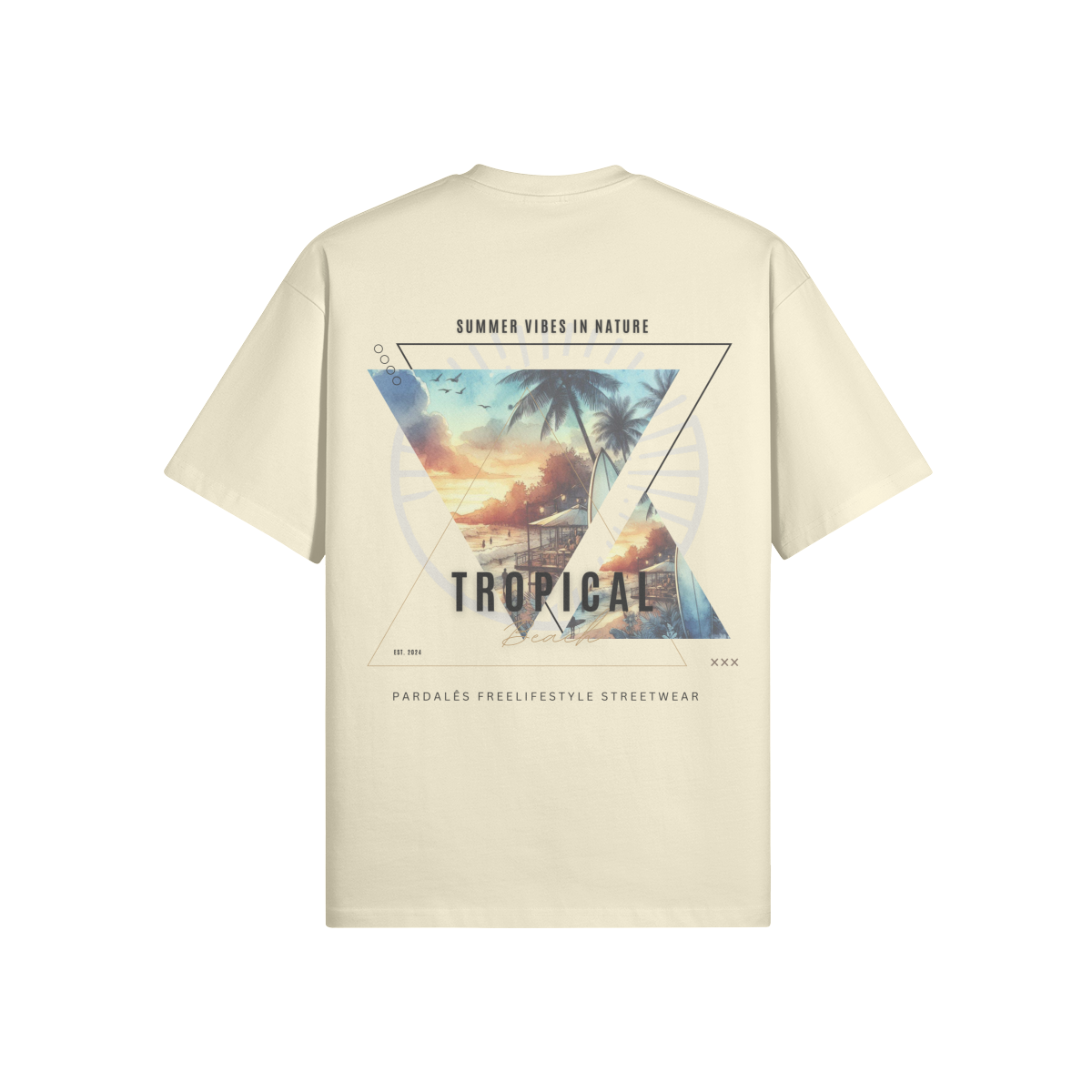 T-shirt Unisex Oversize Tropical