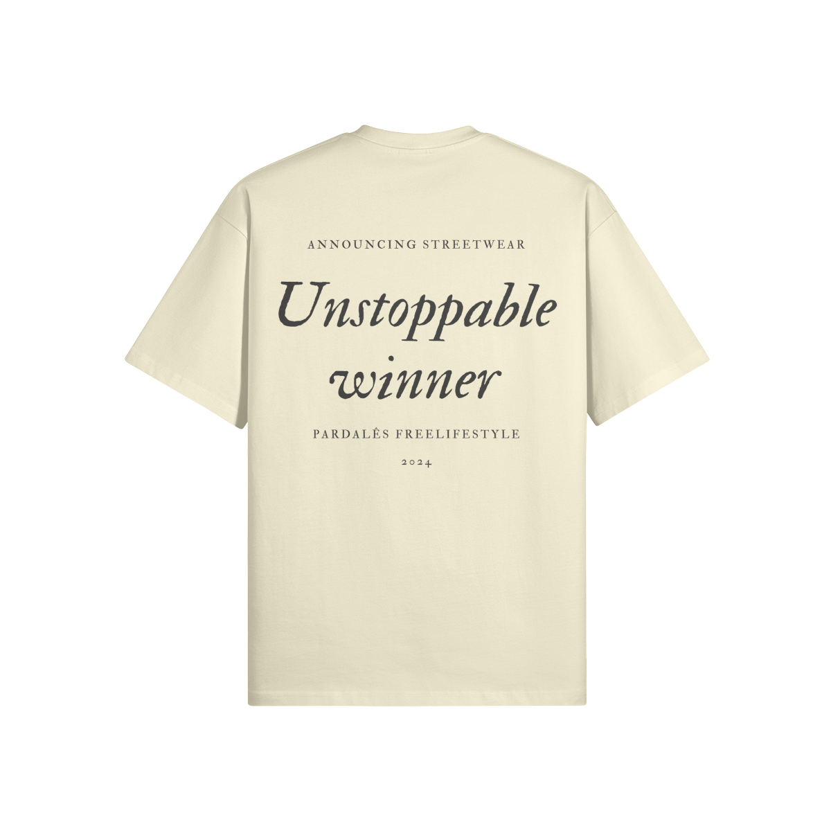 T-shirt Unisex Oversize Winner - Pardalês_Free Lifestyle