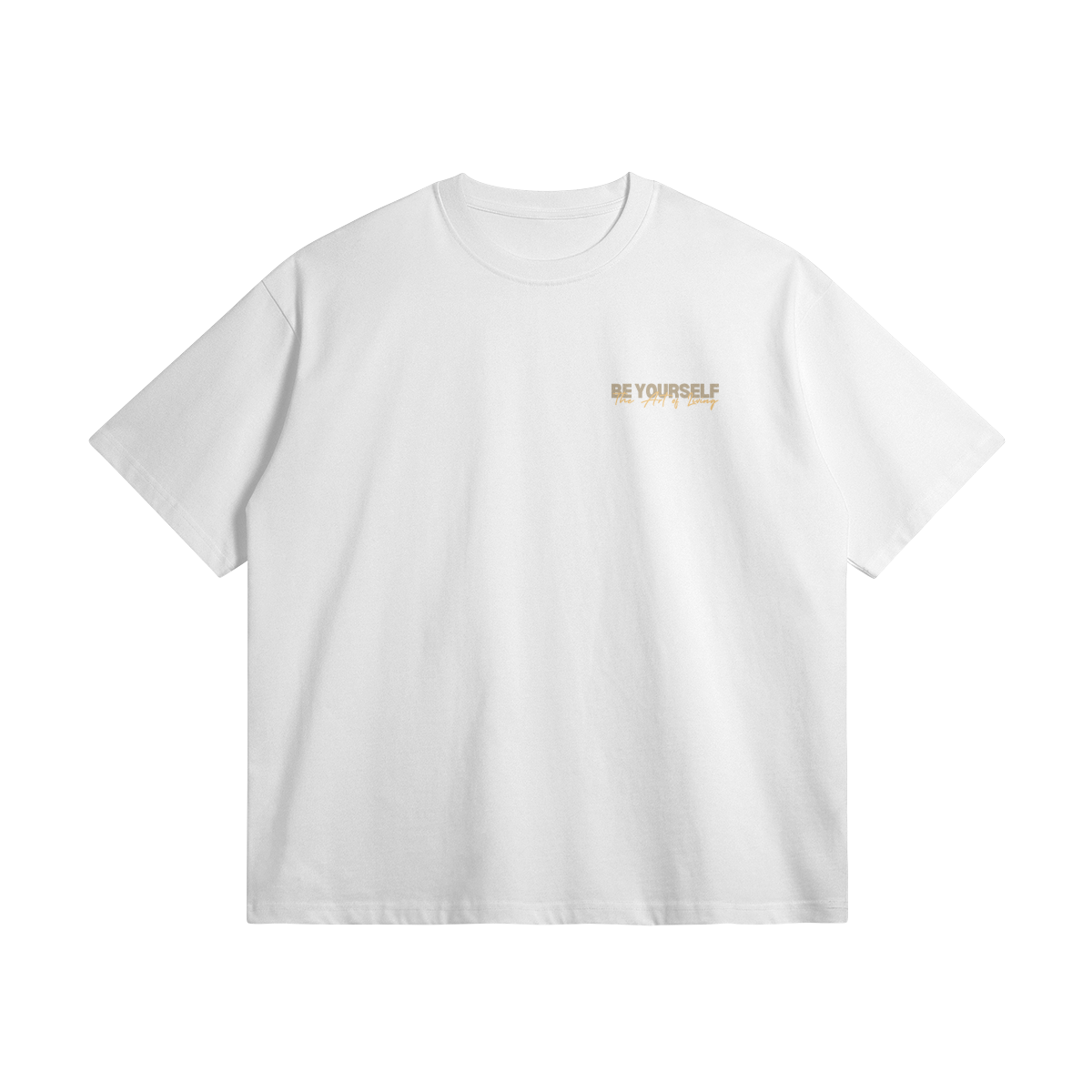 T-shirt Unisex Oversize Be Yourself - Pardalês_Free Lifestyle