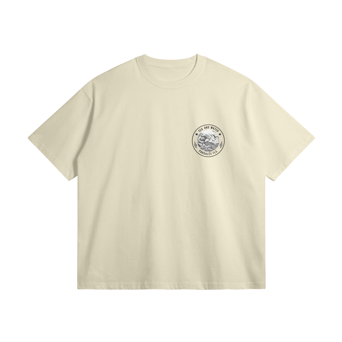 T-shirt Unisex Oversize Oyster Inspiration - Pardalês_Free Lifestyle