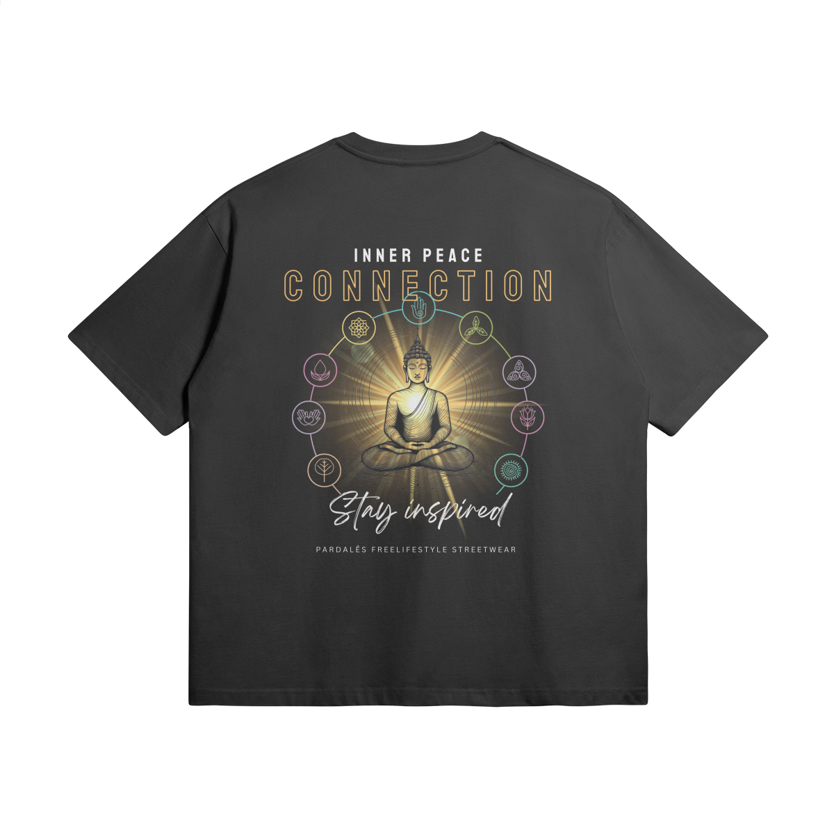 T-shirt Unisex Oversize Buddha Inner Connection