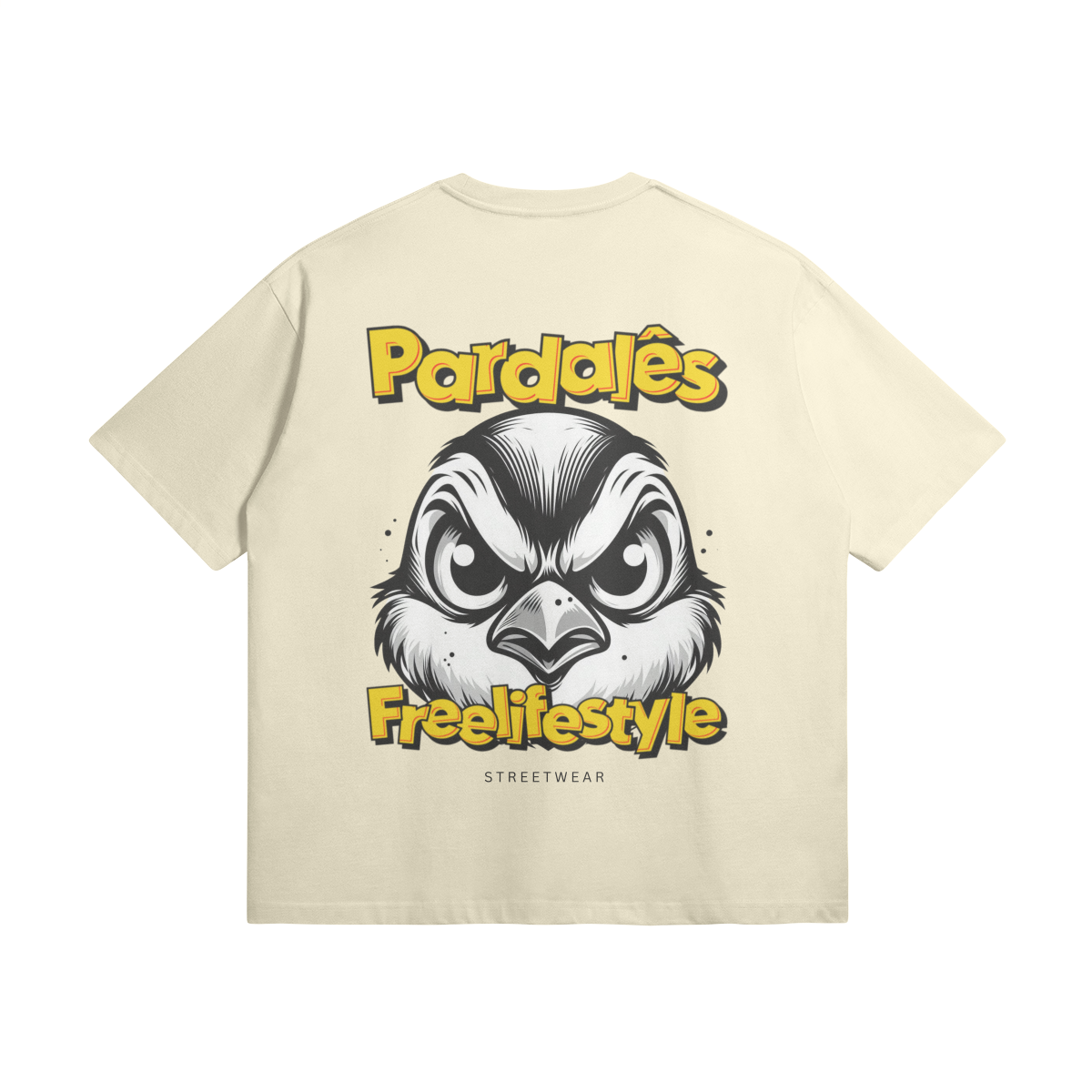 T-shirt Unisex Oversize Pardal - Pardalês_Free Lifestyle