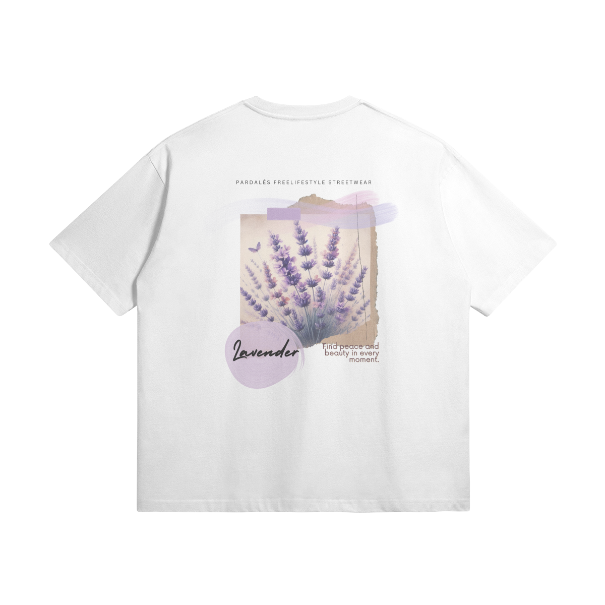 T-shirt Unisex Oversize Lavender Plant