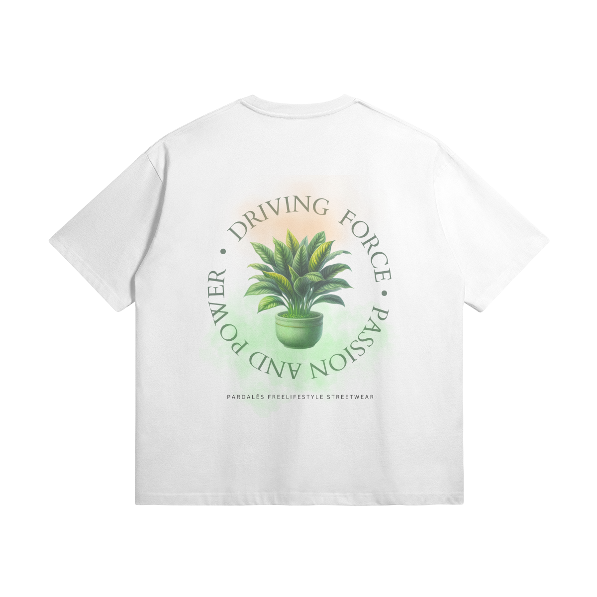 T-shirt Unisex Oversize Croton Petra Plant