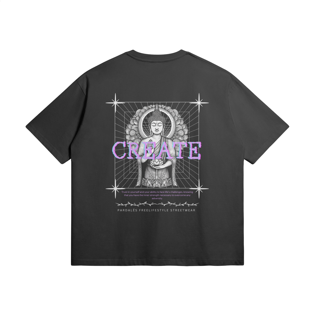 T-shirt Unisex Oversize Buddha Create