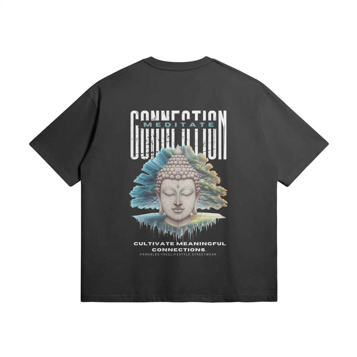 T-shirt Unisex Oversize Buddha Meditate