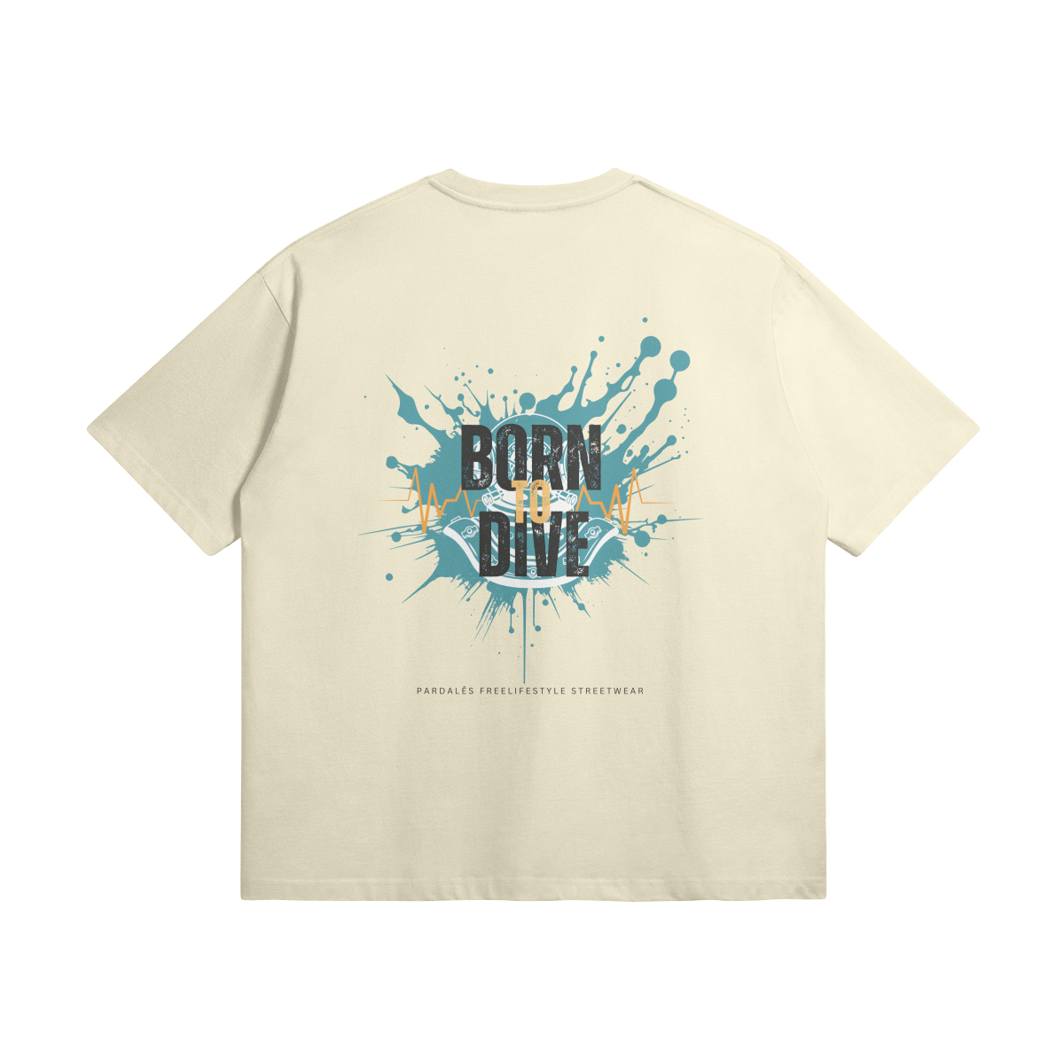 T-shirt Unisex Oversize Born Dive