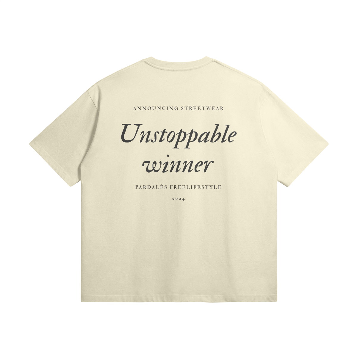 T-shirt Unisex Oversize Winner - Pardalês_Free Lifestyle