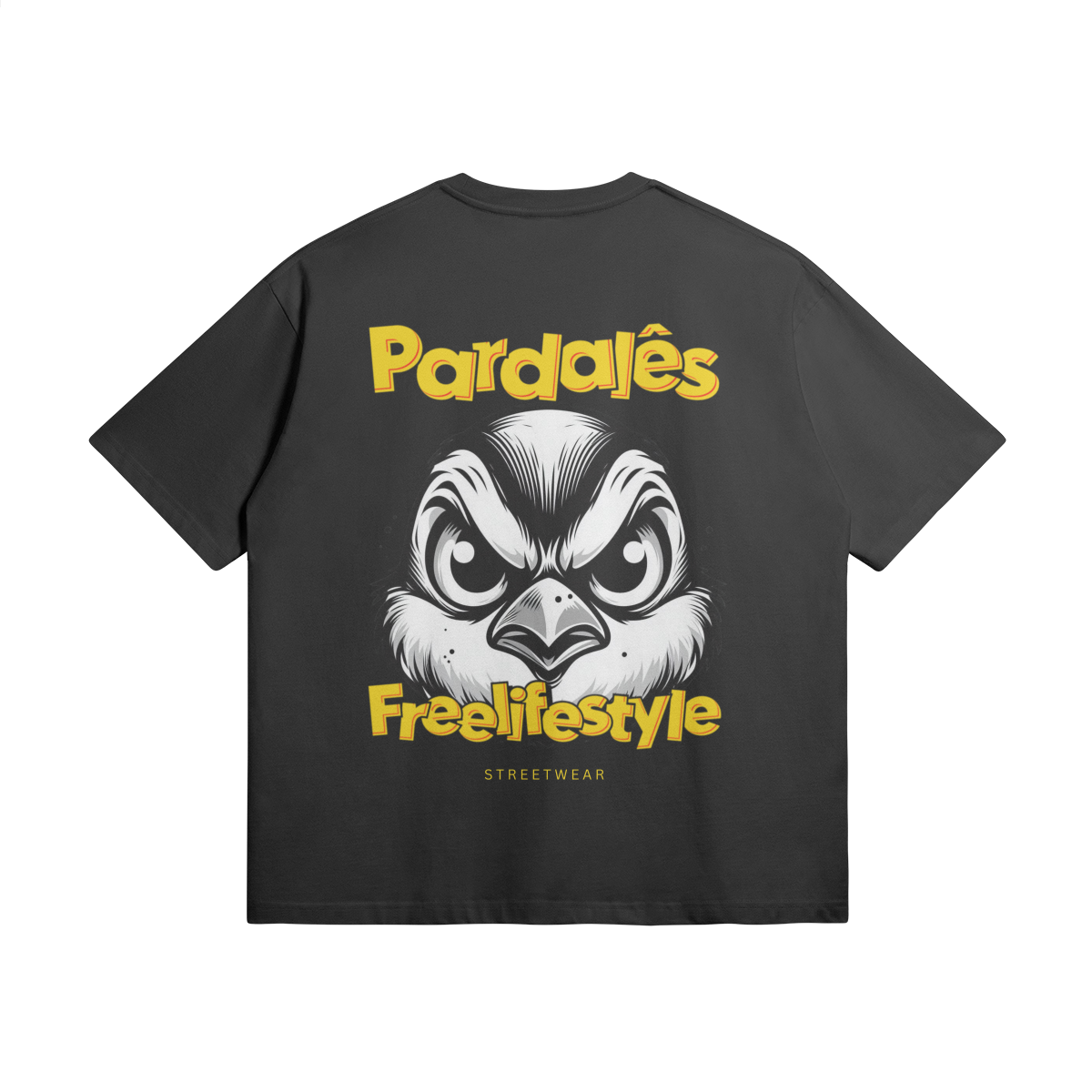 T-shirt Unisex Oversize Pardal - Pardalês_Free Lifestyle
