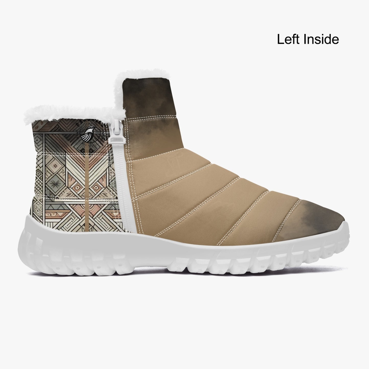 Boots Unisex Cotton-pad Fur Geometric - Pardalês_Free Lifestyle