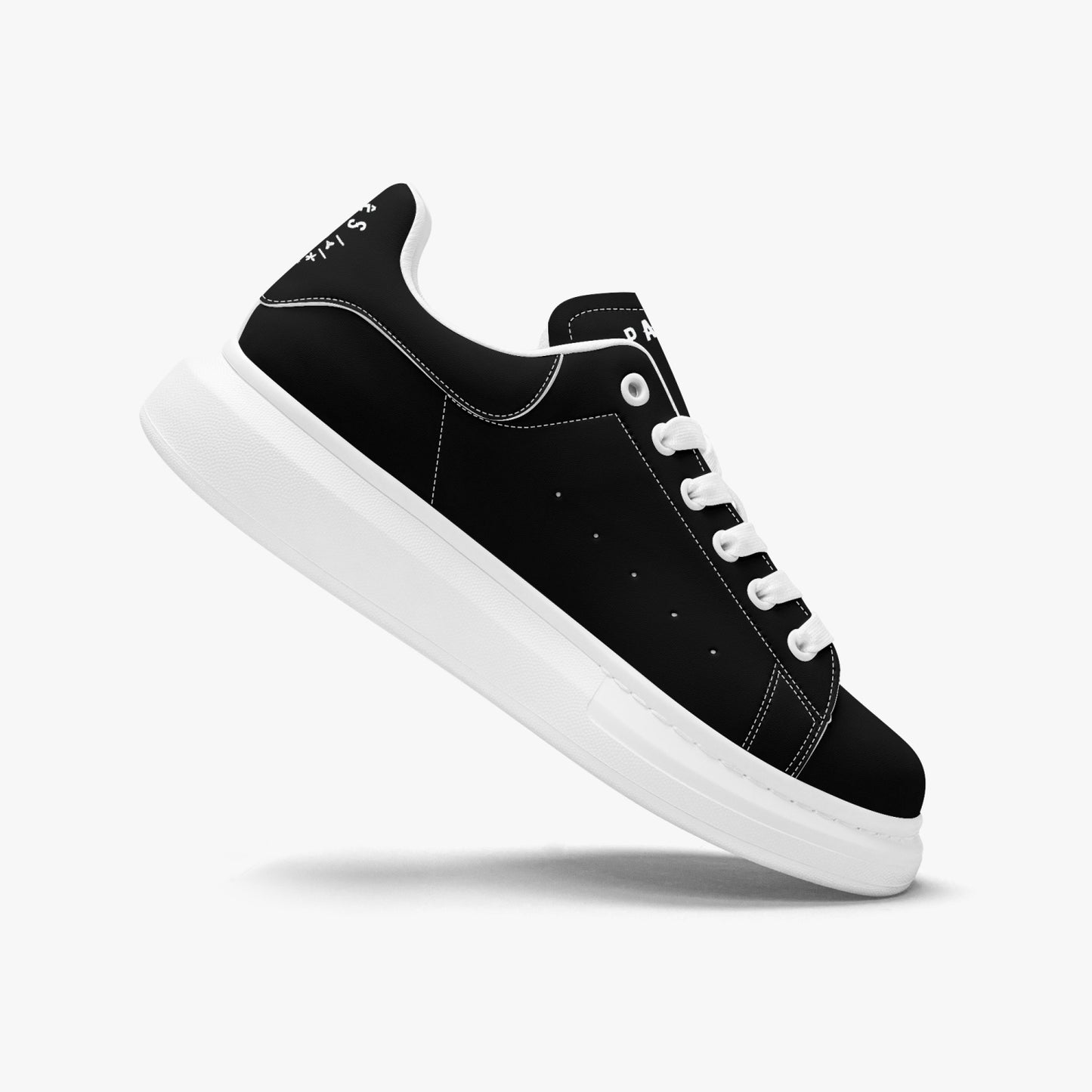 Sneakers Unisex Leather Oversized Black - Pardalês_Free Lifestyle