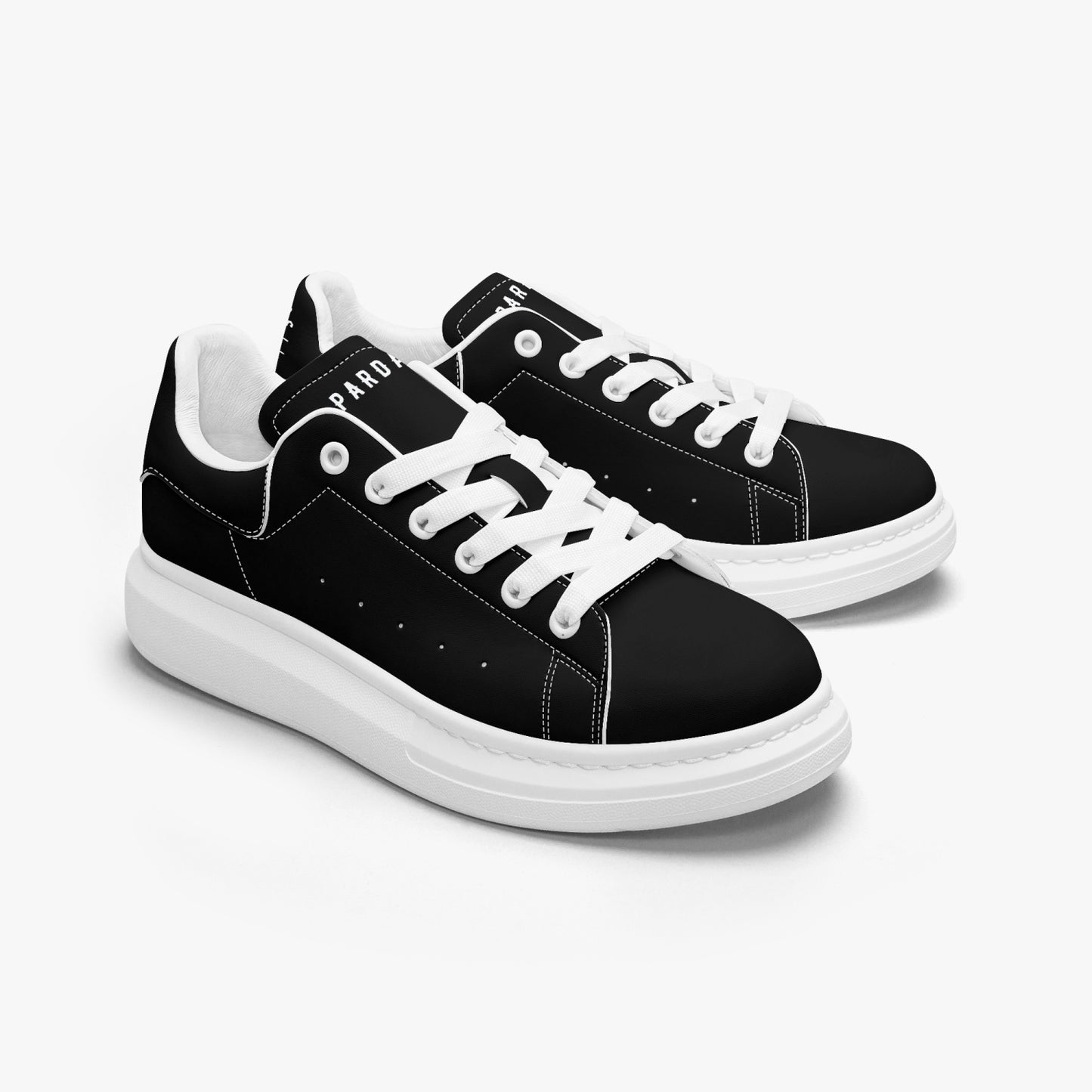 Sneakers Unisex Leather Oversized Black - Pardalês_Free Lifestyle