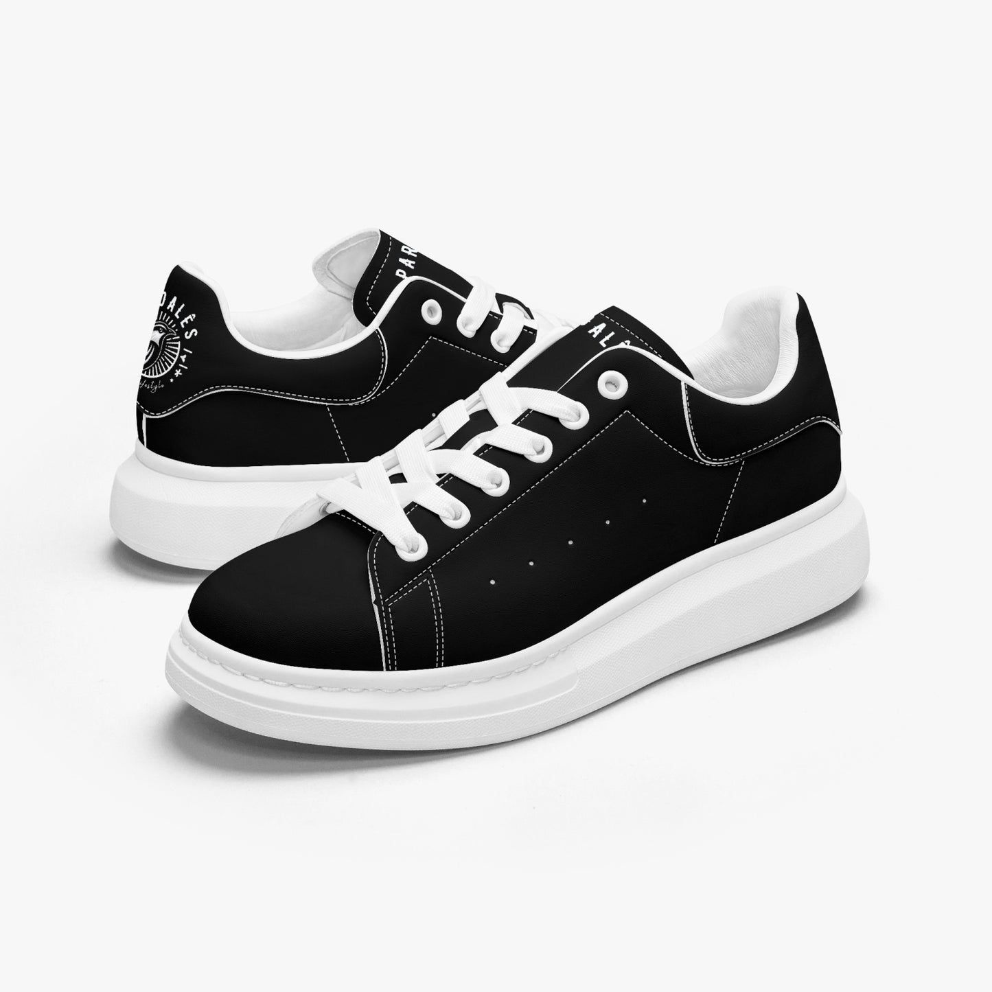 Sneakers Unisex Leather Oversized Black - Pardalês_Free Lifestyle