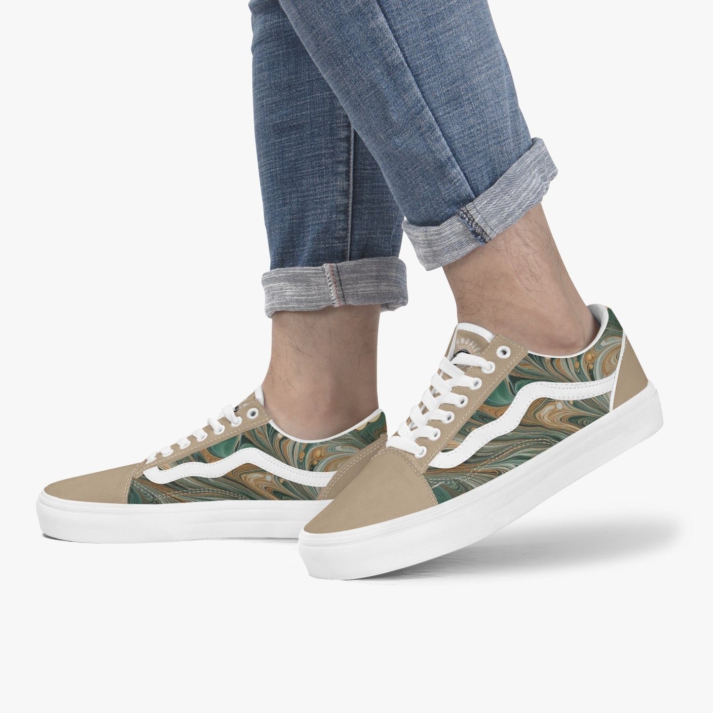 Sneakers Unisex Trendy Low-Top Marble - Pardalês_Free Lifestyle