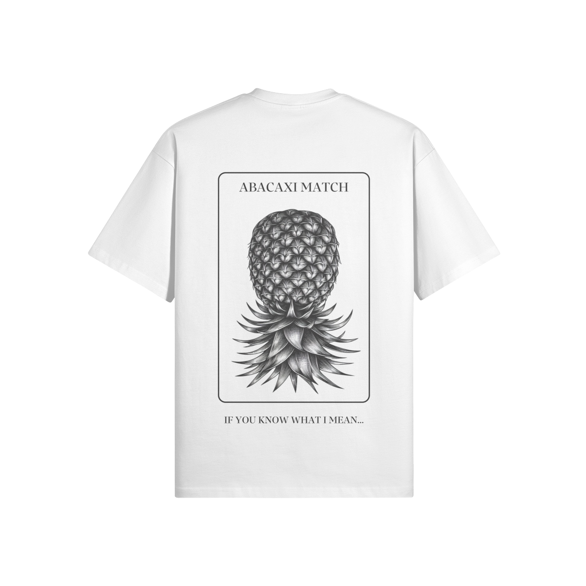T-shirt Unisex Oversize Abacaxi Match