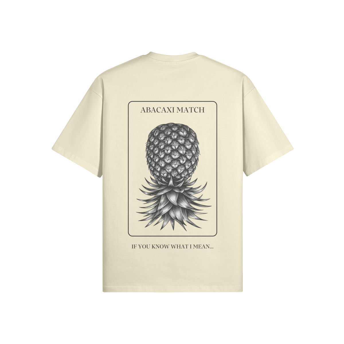 T-shirt Unisex Oversize Abacaxi Match