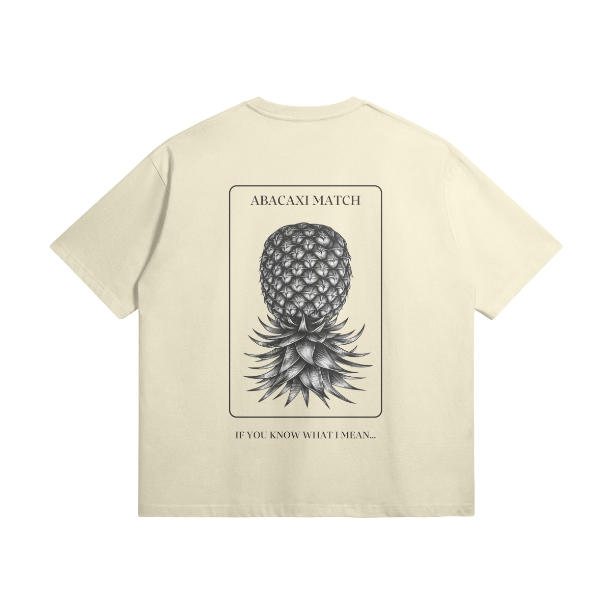 T-shirt Unisex Oversize Abacaxi Match