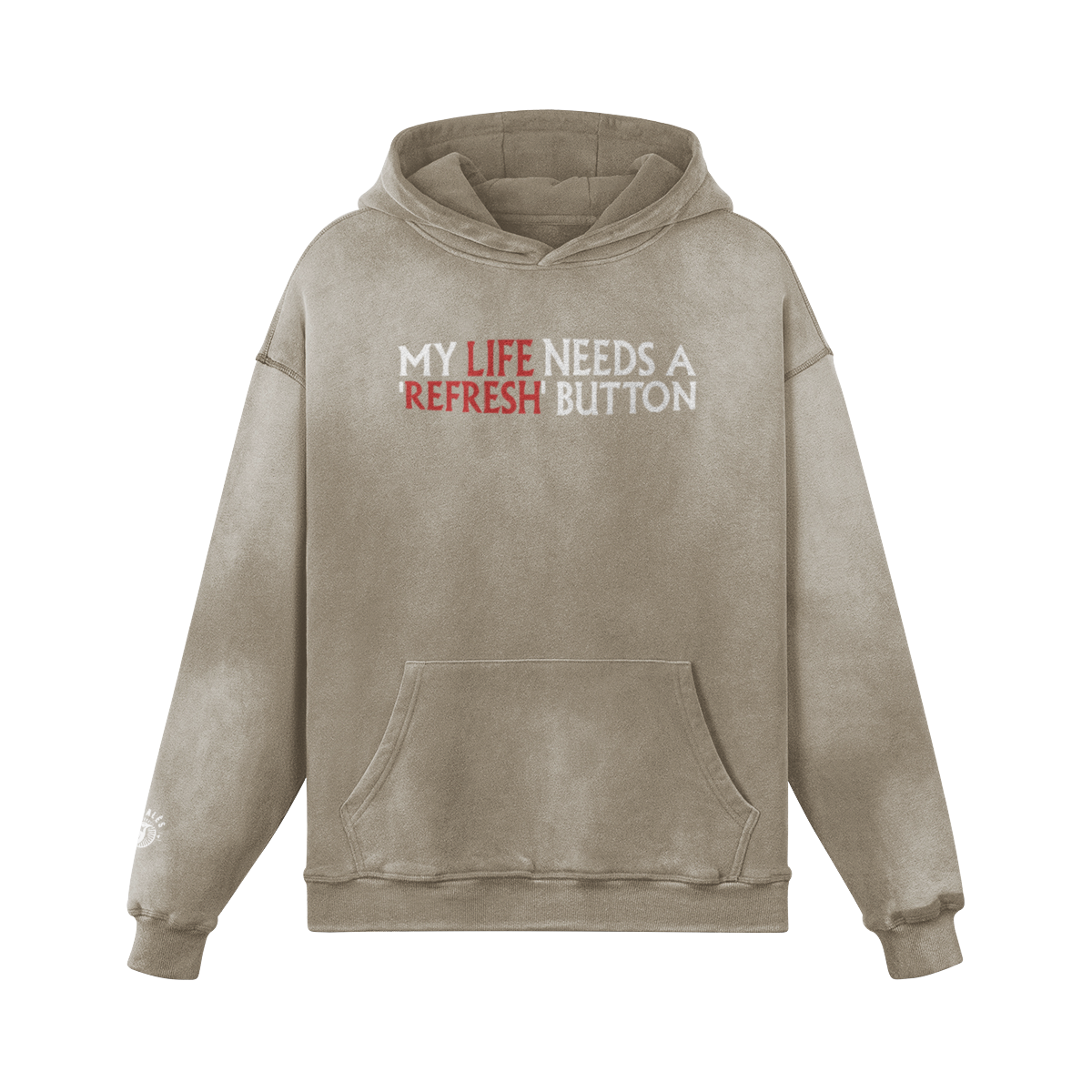 Hoodie Unisex Oversize Faded Refresh - Pardalês_Free Lifestyle