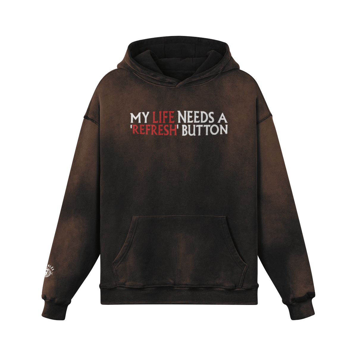 Hoodie Unisex Oversize Faded Refresh - Pardalês_Free Lifestyle