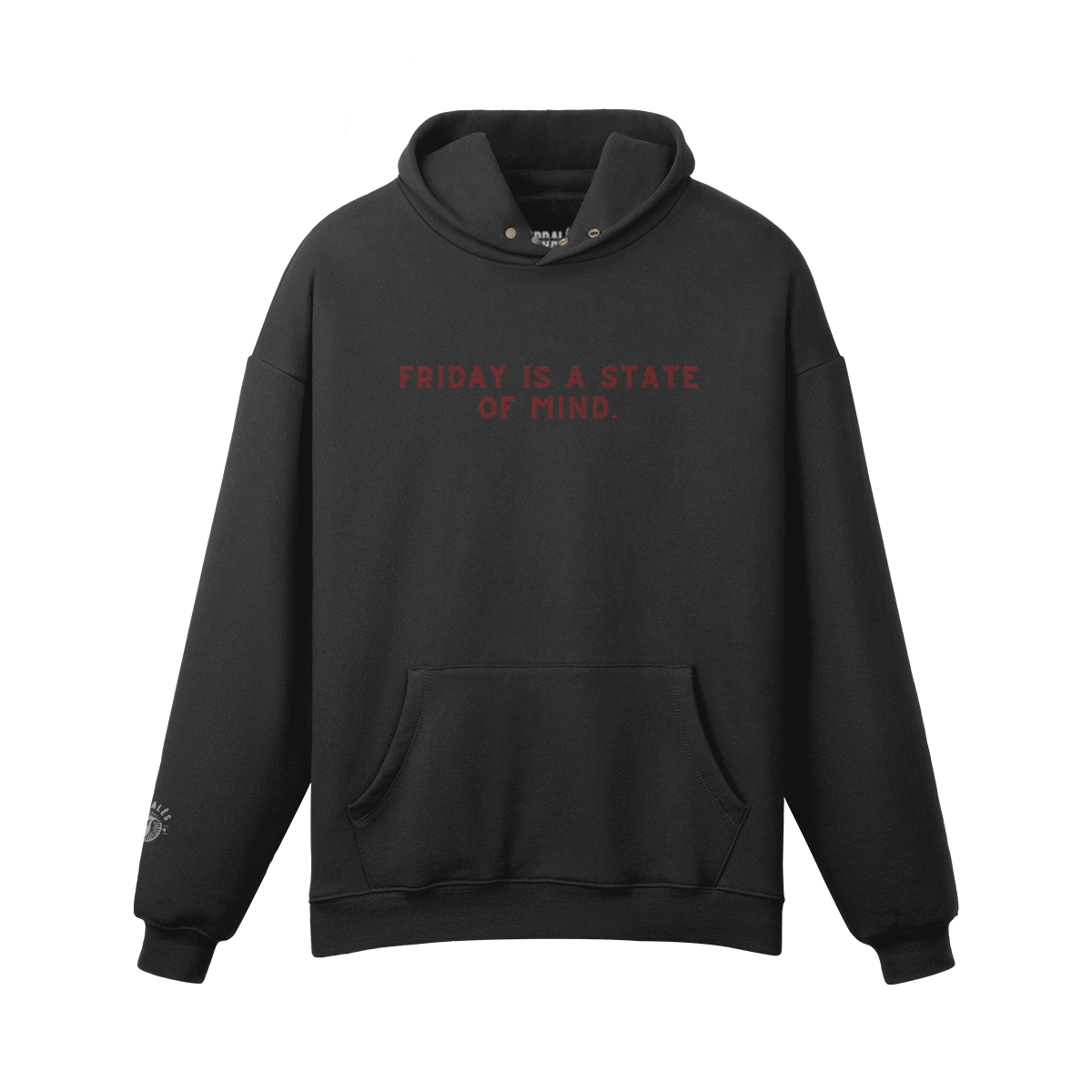 Hoodie Unisex Fleece-lined Friday - Pardalês_Free Lifestyle