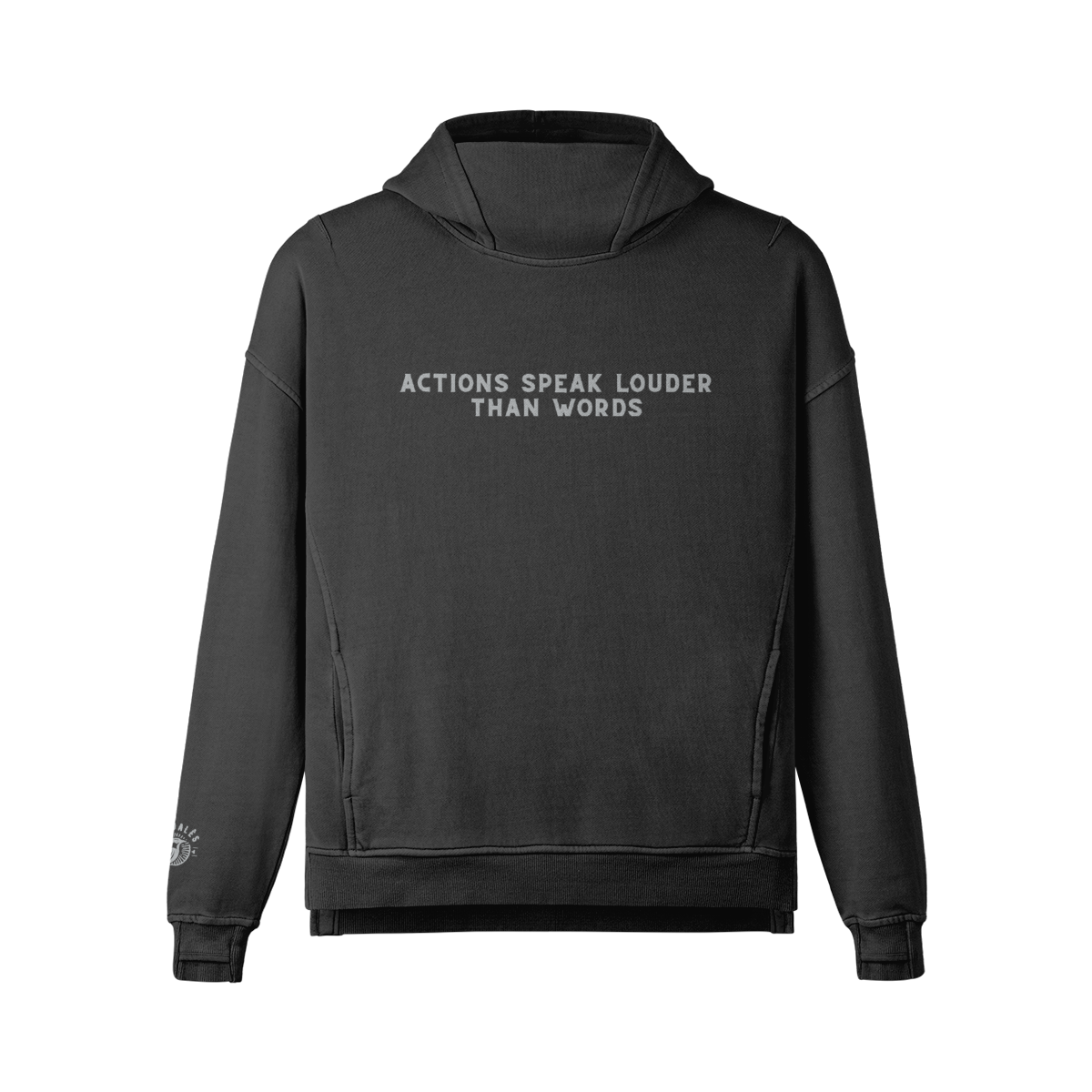 Hoodie Unisex Oversize Turtleneck Actions PODpartner