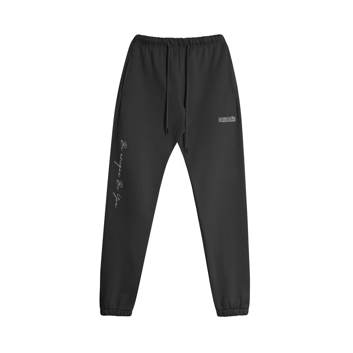 Sweatpants Unisex Fleece-Lined Black - Pardalês_Free Lifestyle