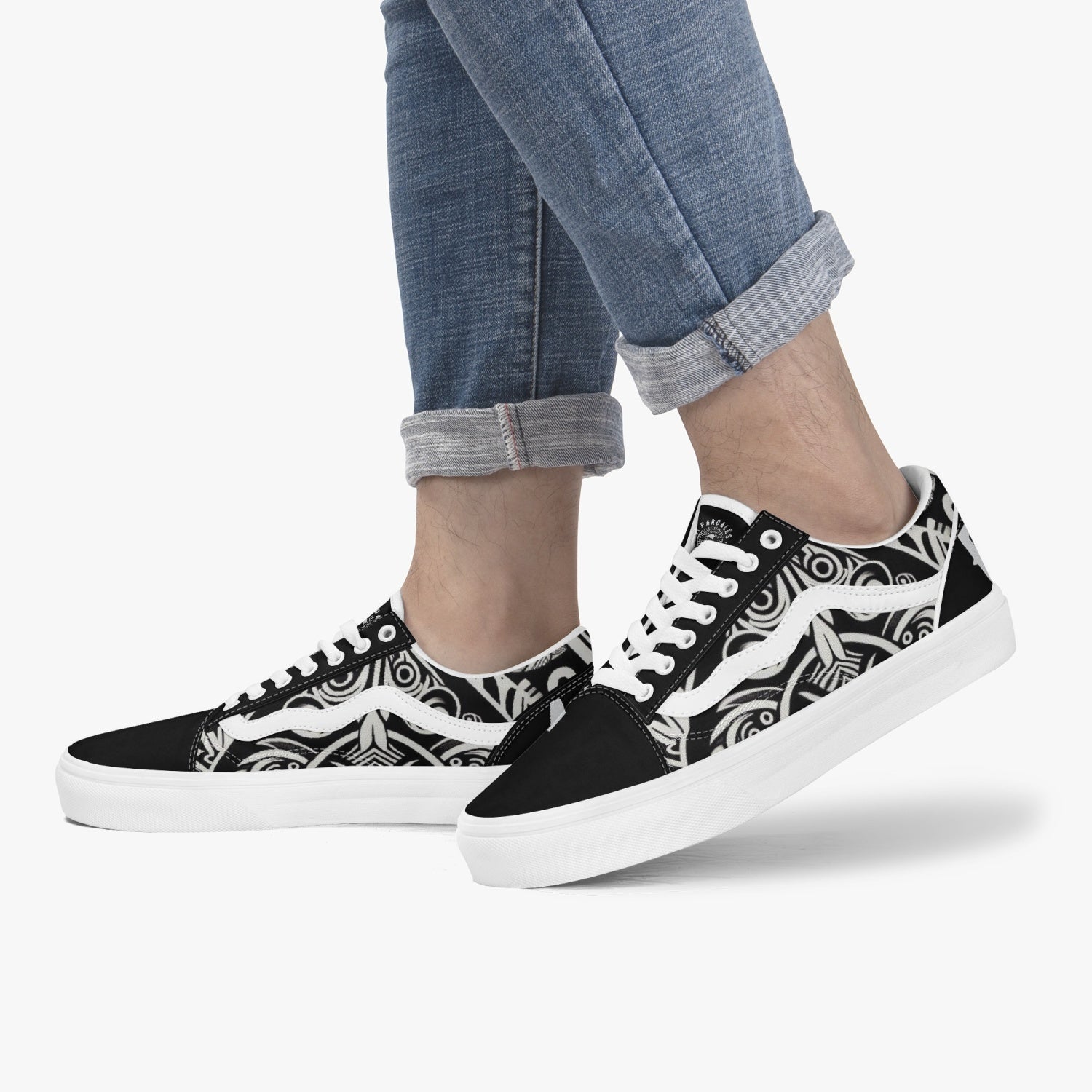 229. Trendy Low-Top Canvas Sneakers Pardalês_Free Lifestyle