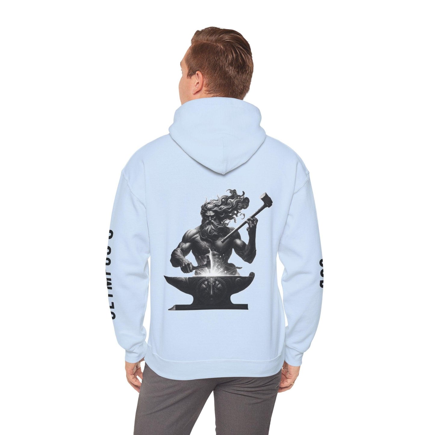 Unisex Hooded Sweatshirt - Olympus's God Hephaestus - Pardalês_Free Lifestyle