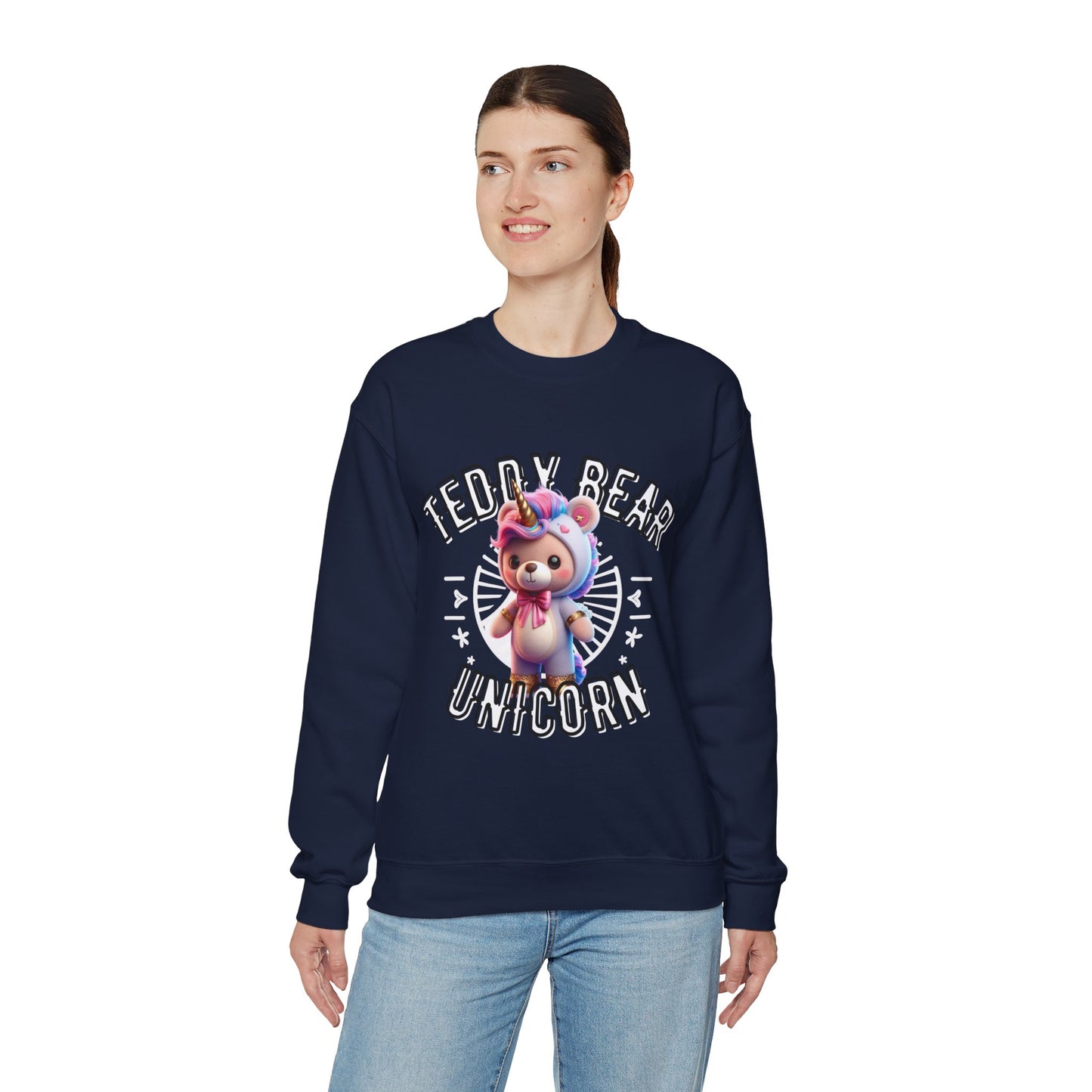 Unisex Sweatshirt - Teddy Unicorn - Pardalês_Free Lifestyle