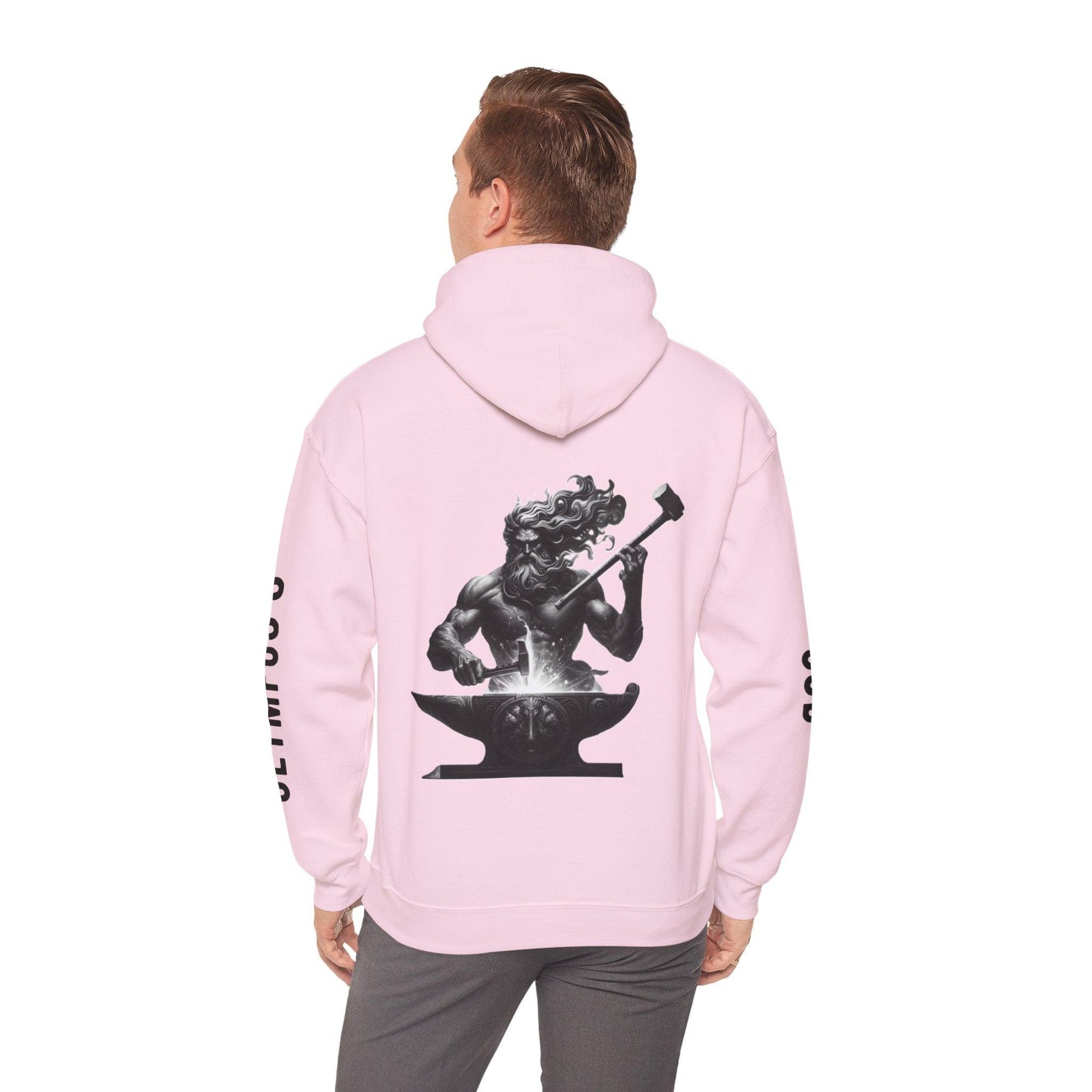 Unisex Hooded Sweatshirt - Olympus's God Hephaestus - Pardalês_Free Lifestyle