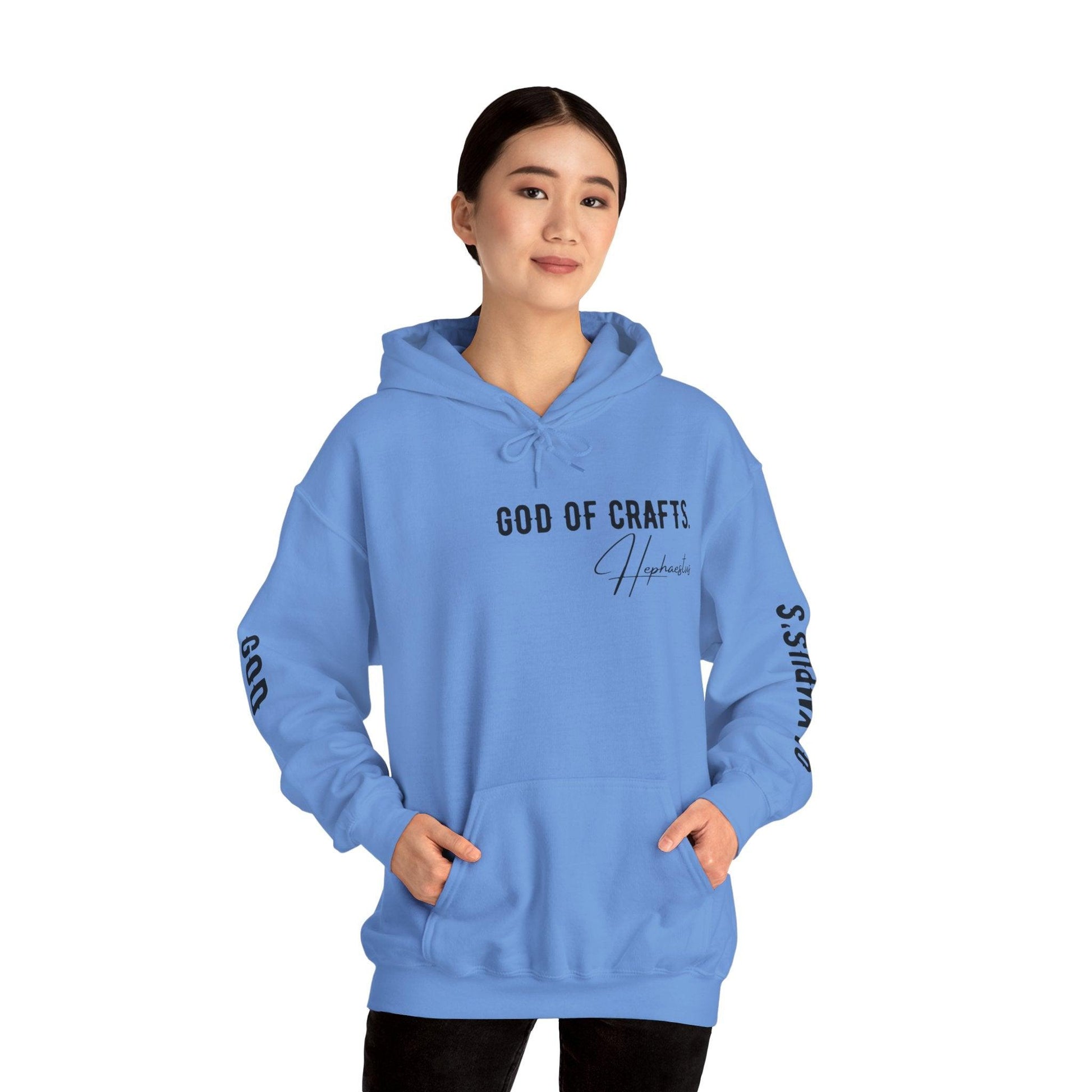 Unisex Hooded Sweatshirt - Olympus's God Hephaestus - Pardalês_Free Lifestyle